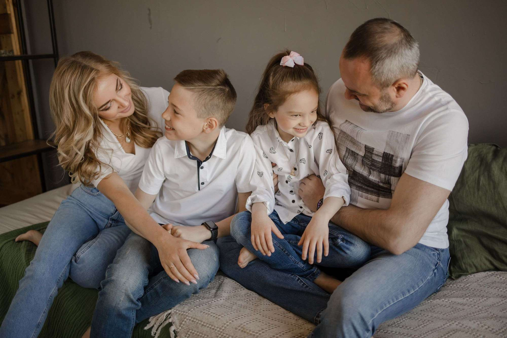 Оля с семьей. Семейный и детский фотограф в Москве Кузьмина Мария