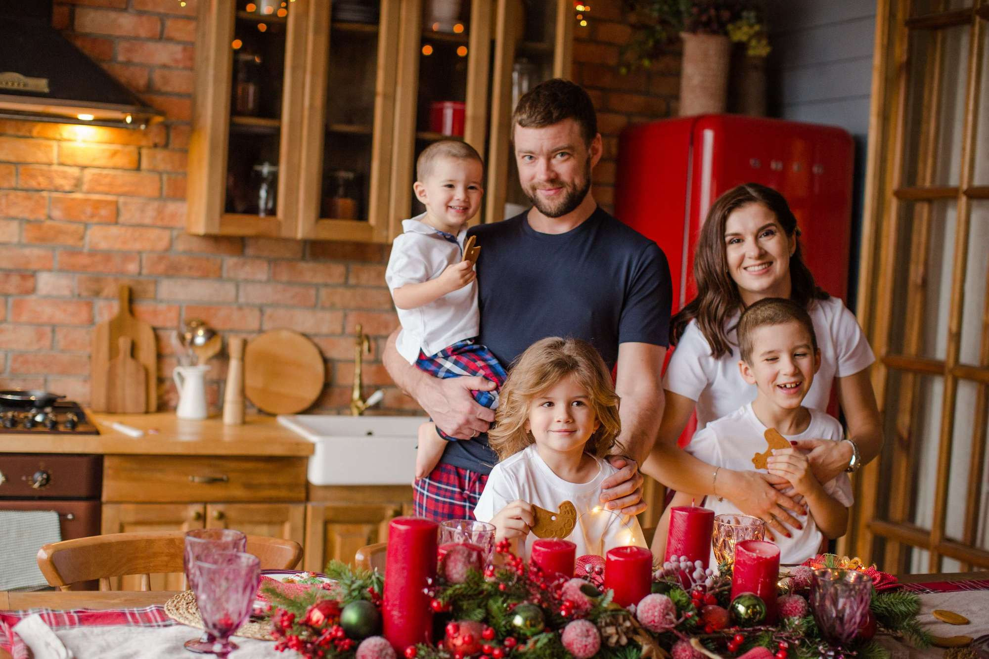 Артем, Вика с детьми. Семейный и детский фотограф в Москве Кузьмина Мария
