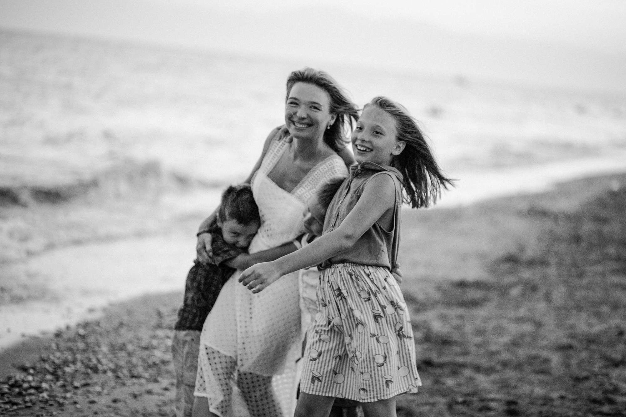 Вика с детьми. Семейный и детский фотограф в Москве Кузьмина Мария