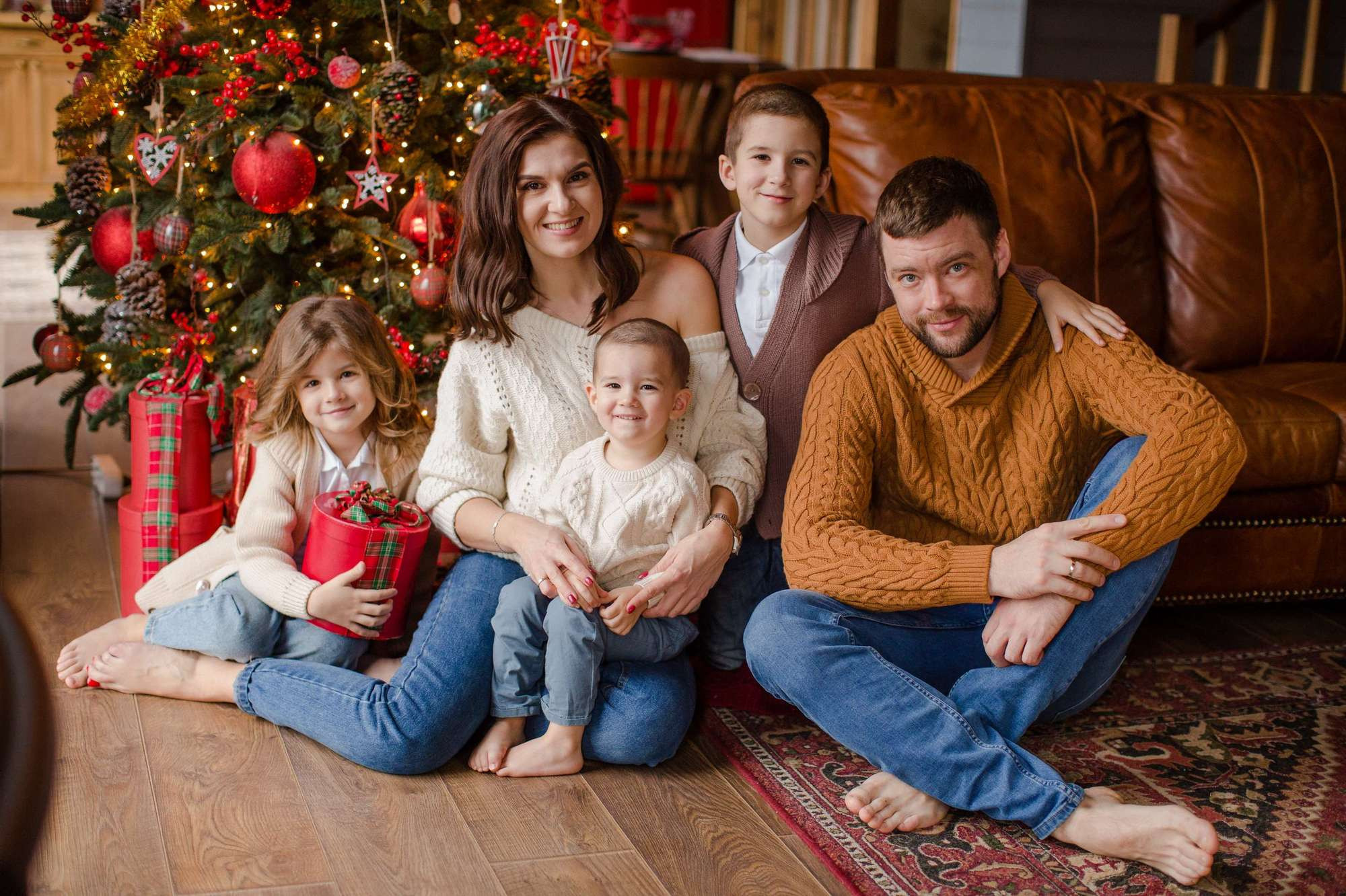 Артем, Вика с детьми. Семейный и детский фотограф в Москве Кузьмина Мария