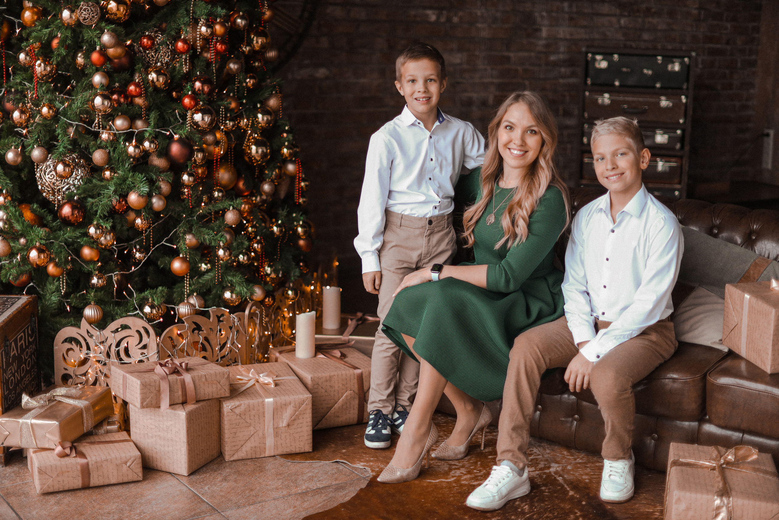 Эльвира с семьей. Семейный и детский фотограф в Москве Кузьмина Мария