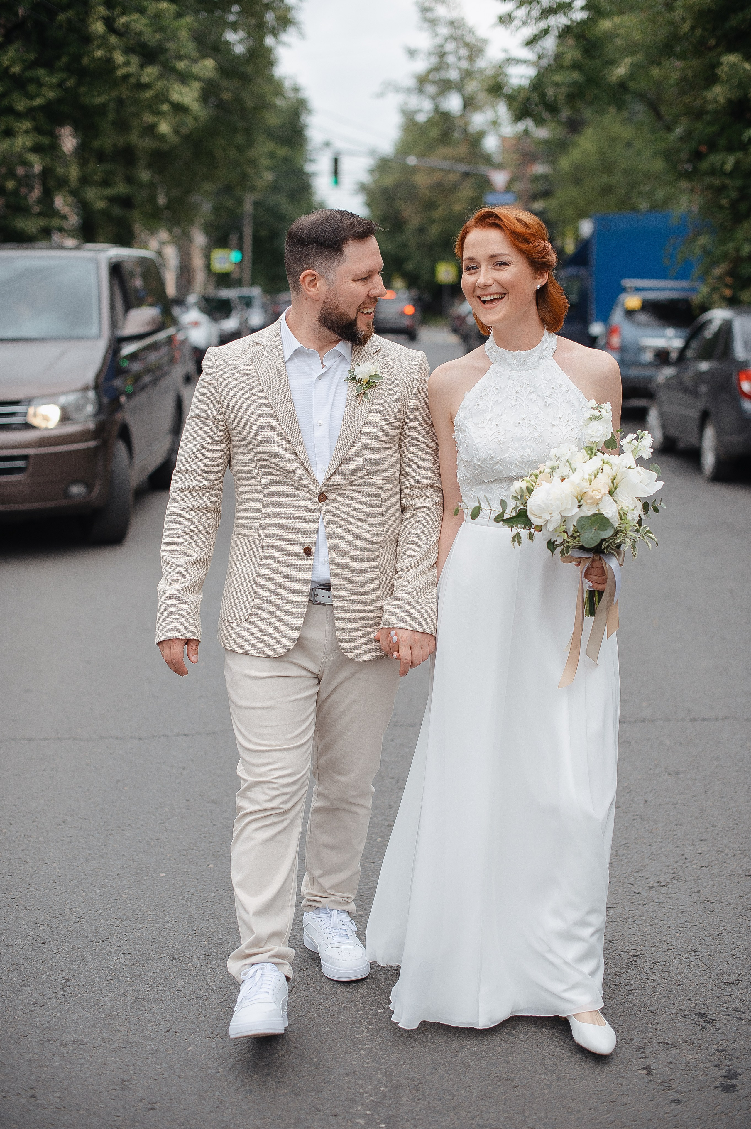 Свадебная фотосессия по историческому центру города Ярославль. Свадебный фотограф в Ярославле Денис Медоваров