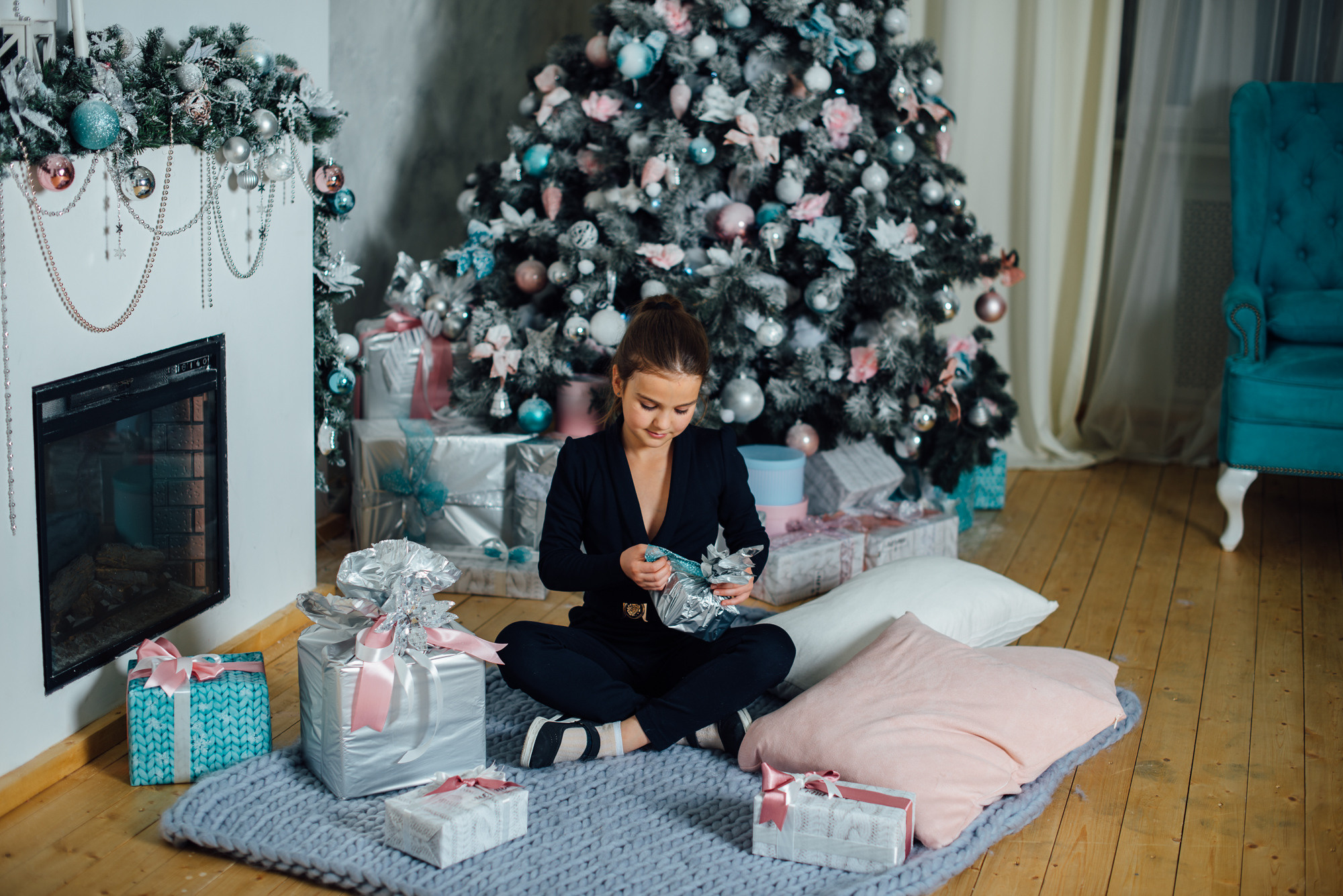 Новогодняя семейная фотосессия