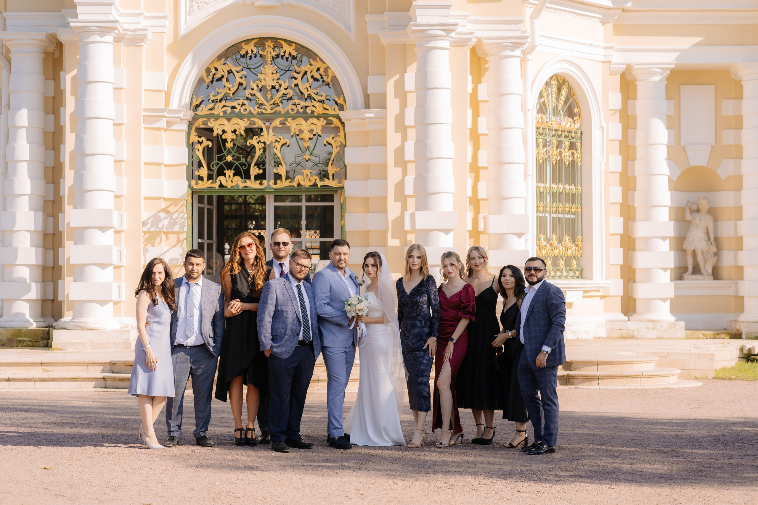 Свадебная фотосессия в Москве, парк Кусково. Свадебный фотограф в Москве Анна Полушина