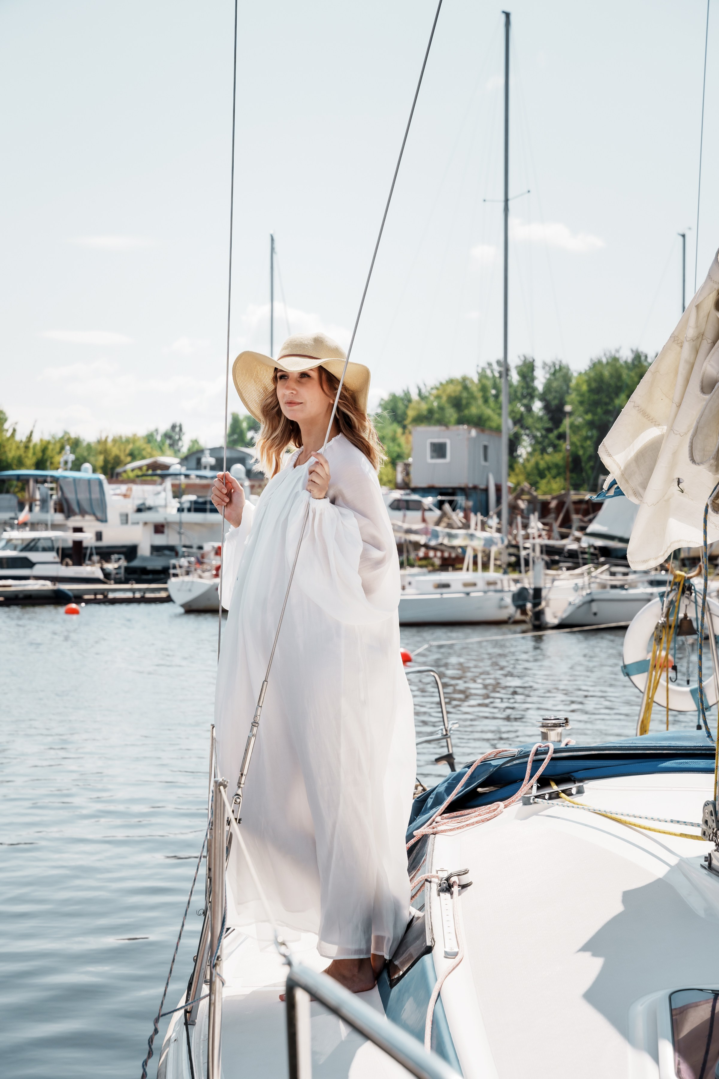 На яхте. Ольга Плаксина фотограф в Саратове