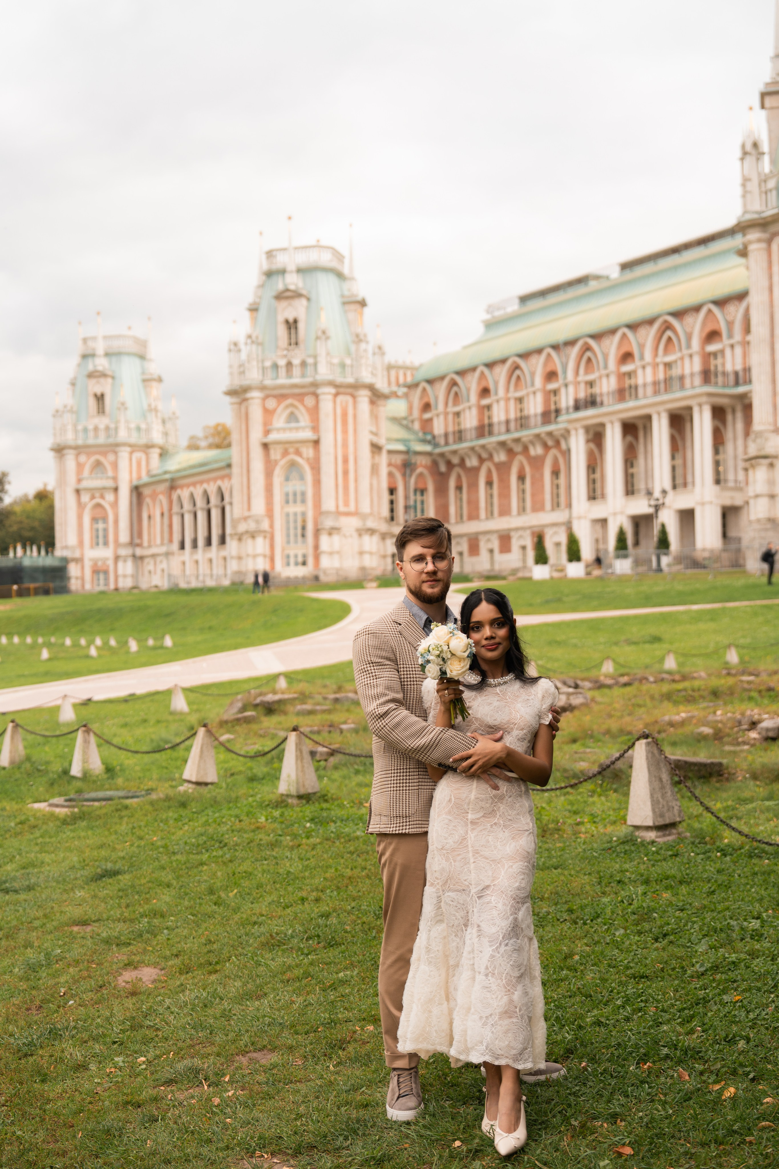 Максим и Харша, Царицыно. Свадебный фотограф в Москве Анна Полушина