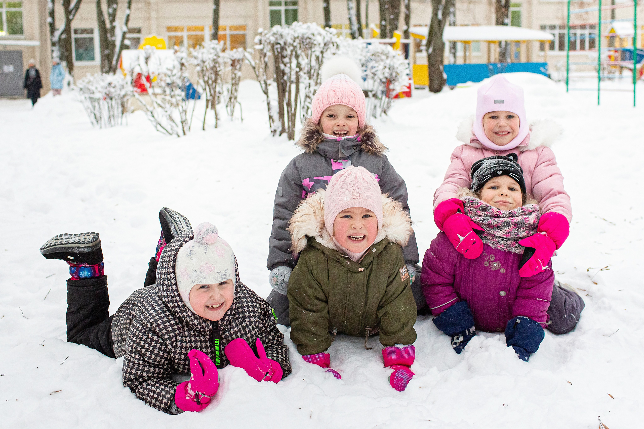 Зима в детском саду. Свадебный, семейный, детский фотограф в Санкт-Петербурге
