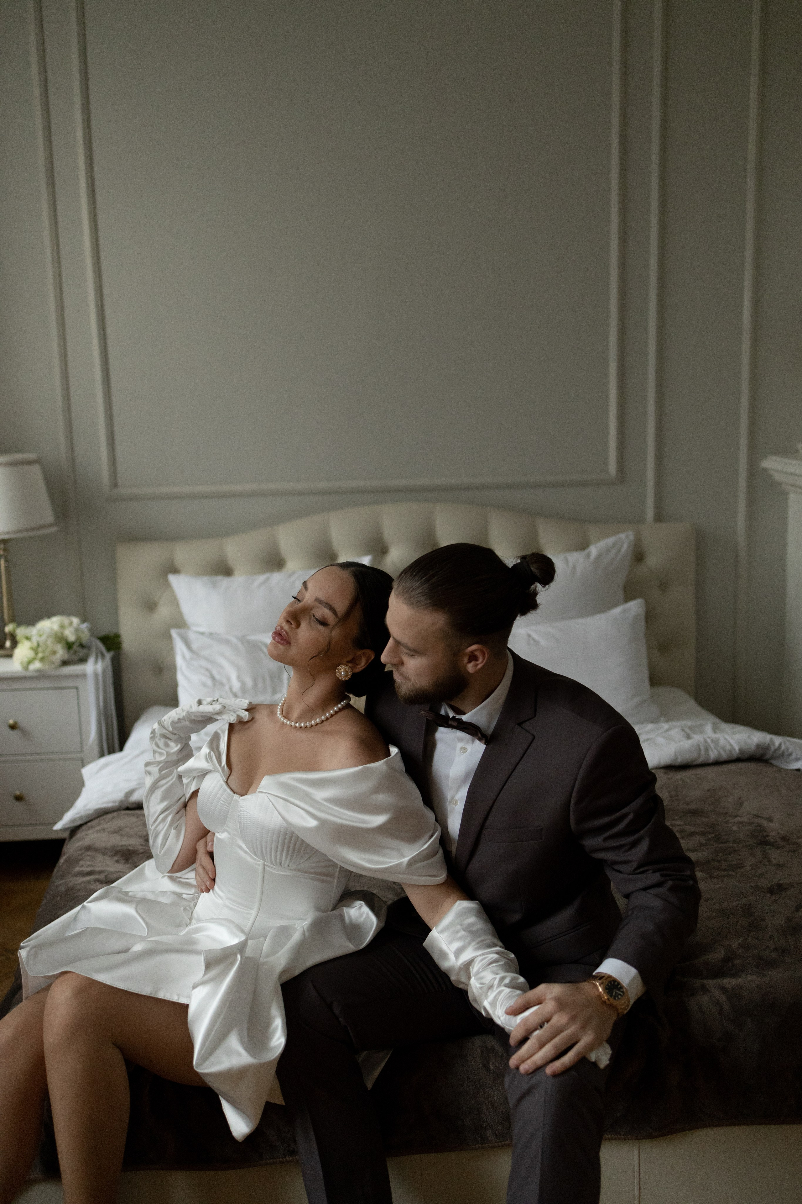 Свадебная фотосессия в студии/отеле. Фотограф в Санкт-Петербурге Шевченко Наталья