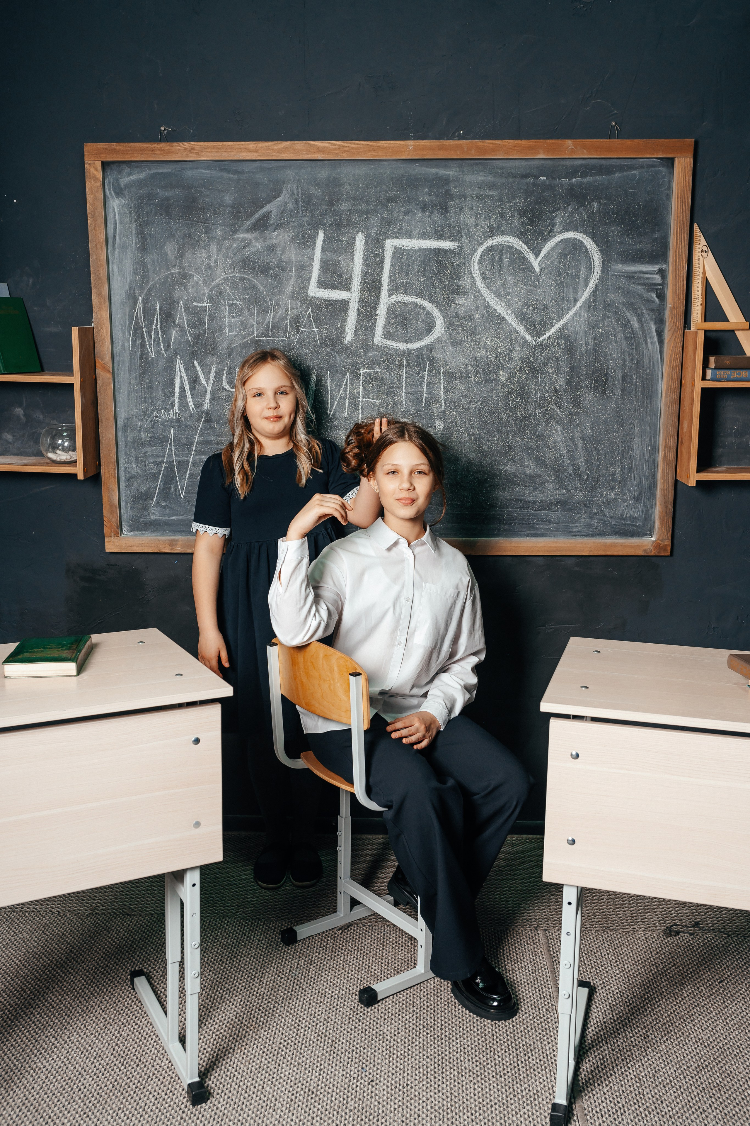 В студии. 4 класс. Фотограф Ким Наталья в Красноярске