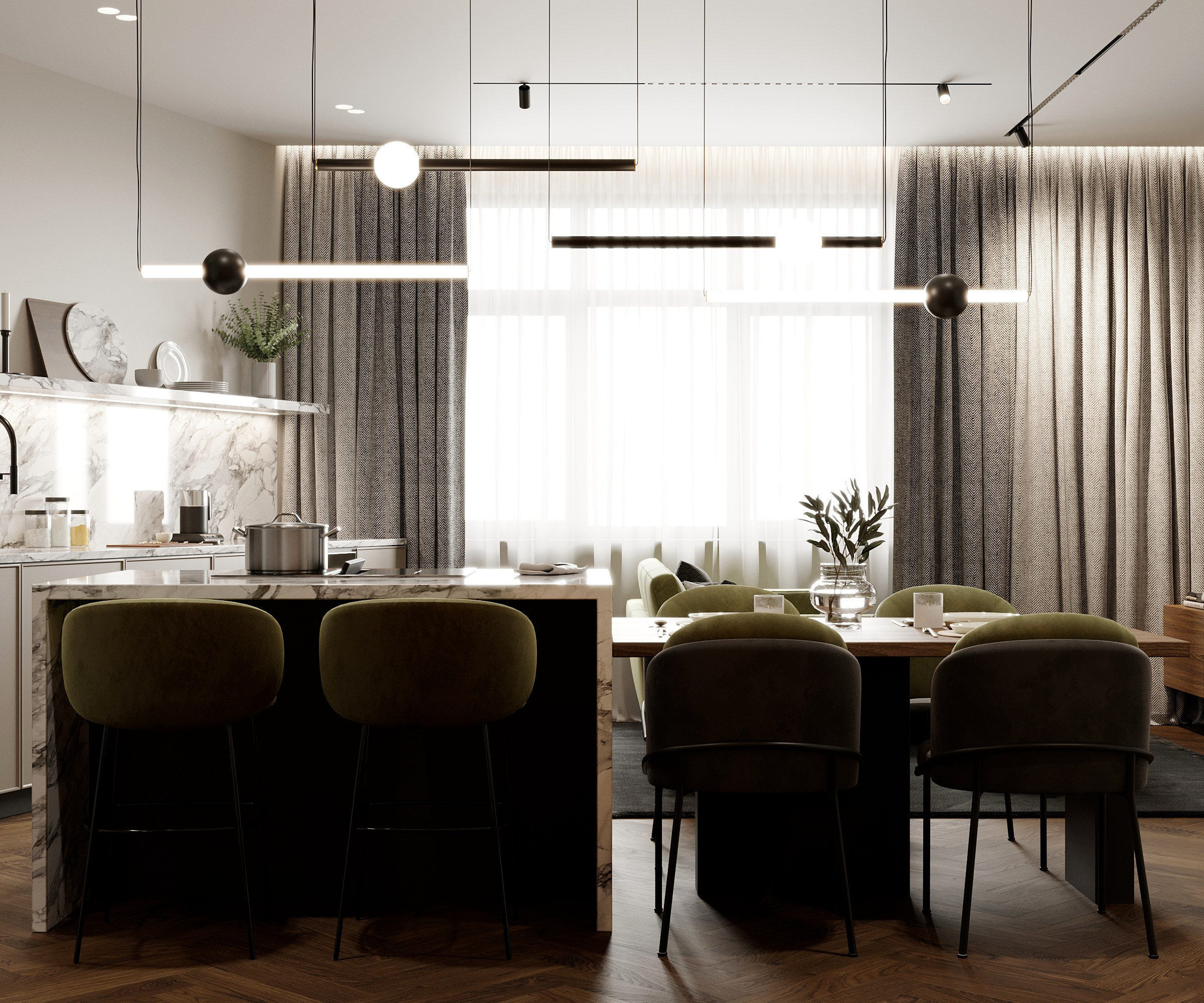 УСОВО ПАРК. Дизайн-бюро GOHOUSE в Москве