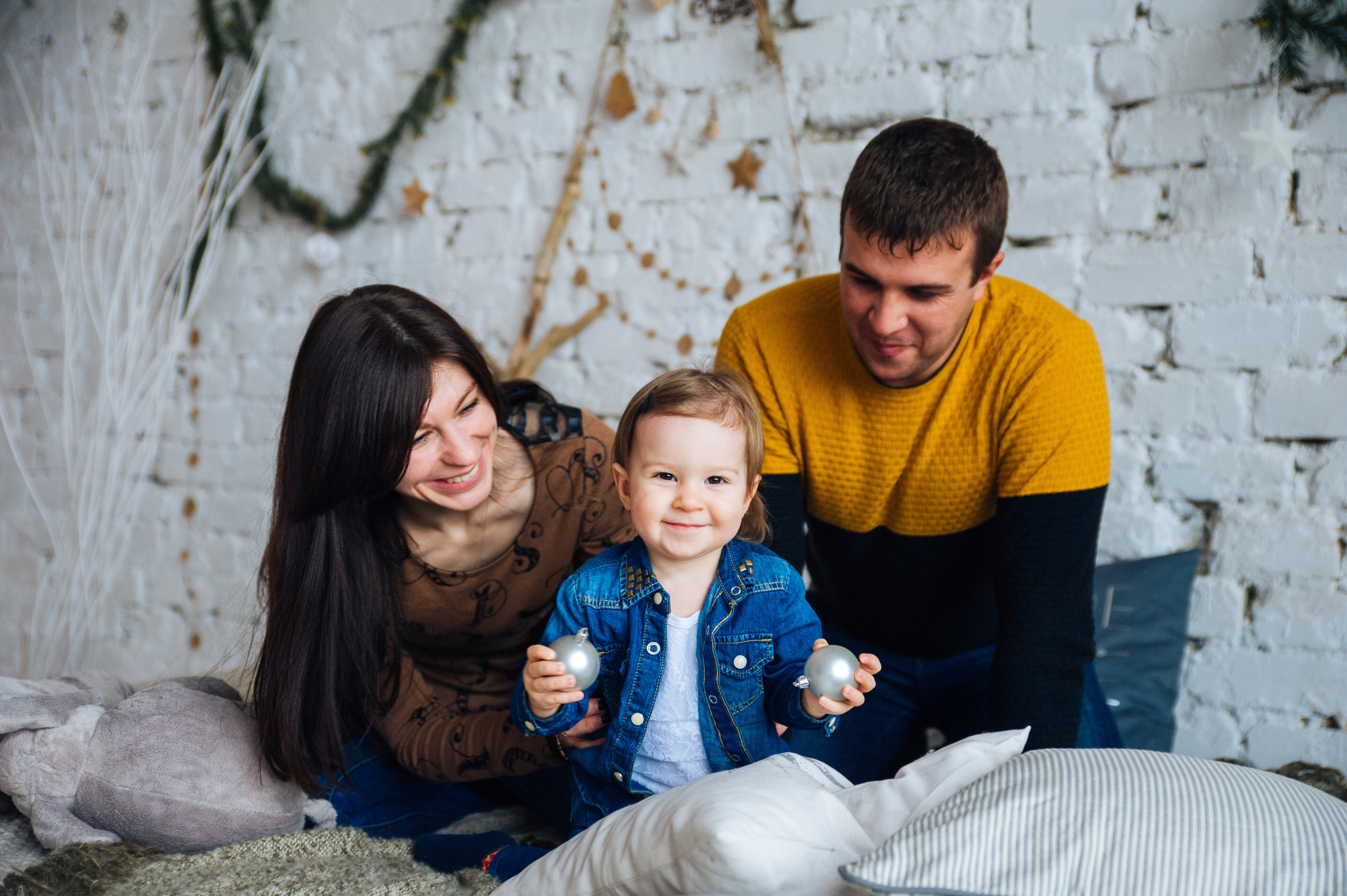 семейная фотосессия в студии
