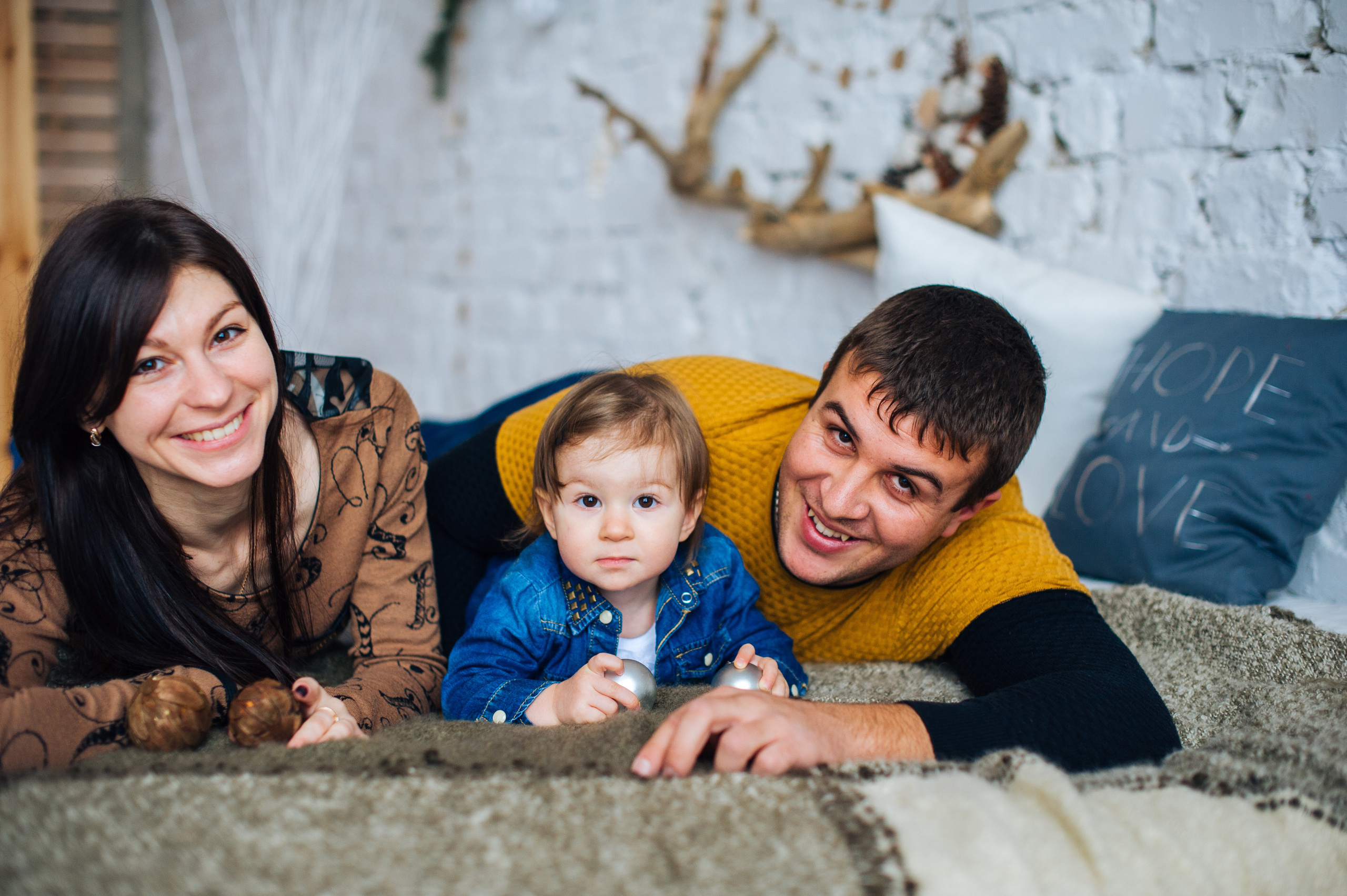 семейная фотосессия в студии