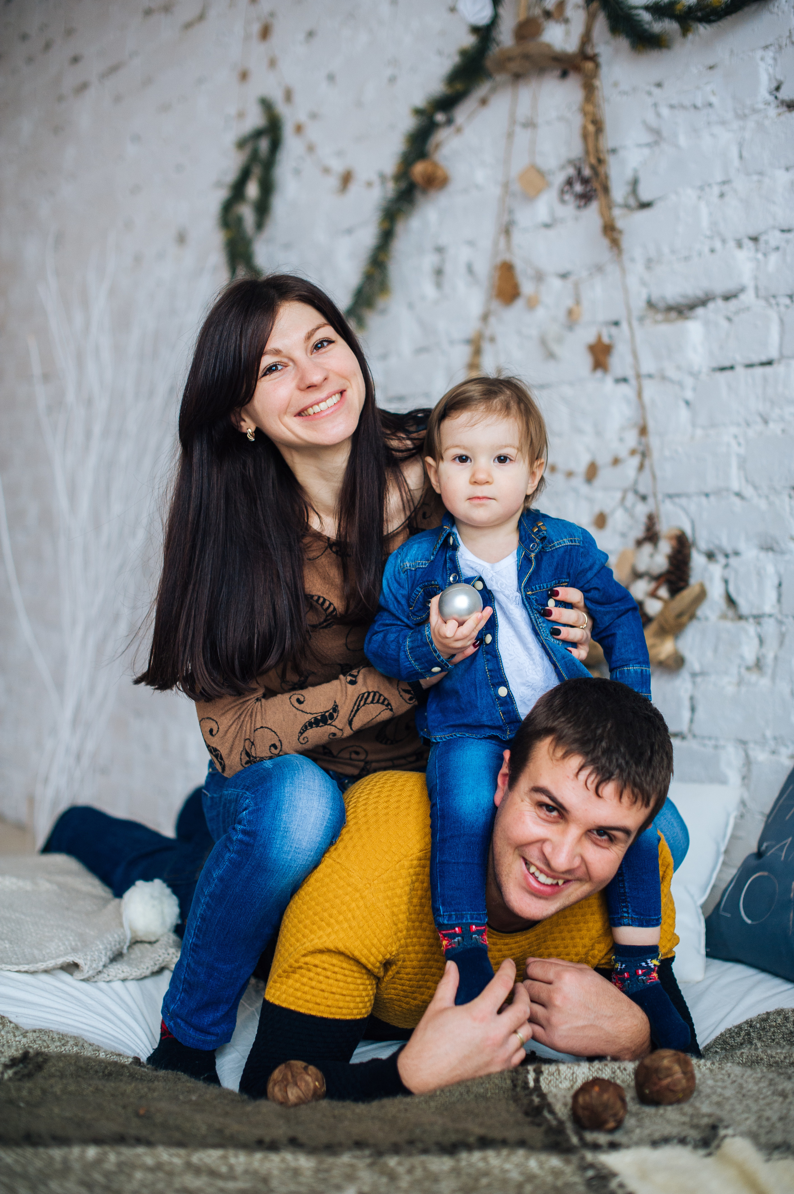 семейная фотосессия в студии