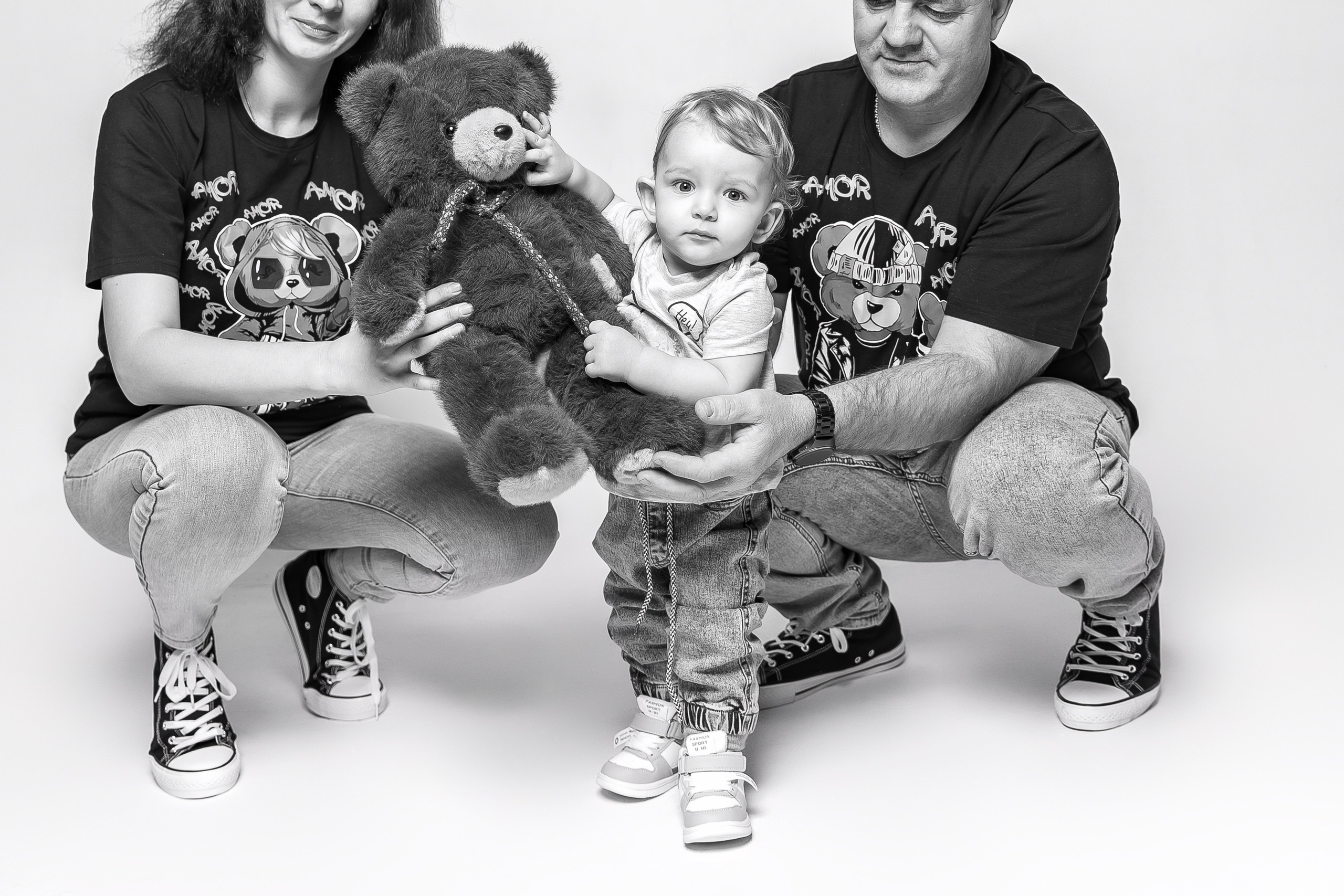 Семейная в студии 2. Семейный и Детский фотограф г. Москва, г. Борисоглебск