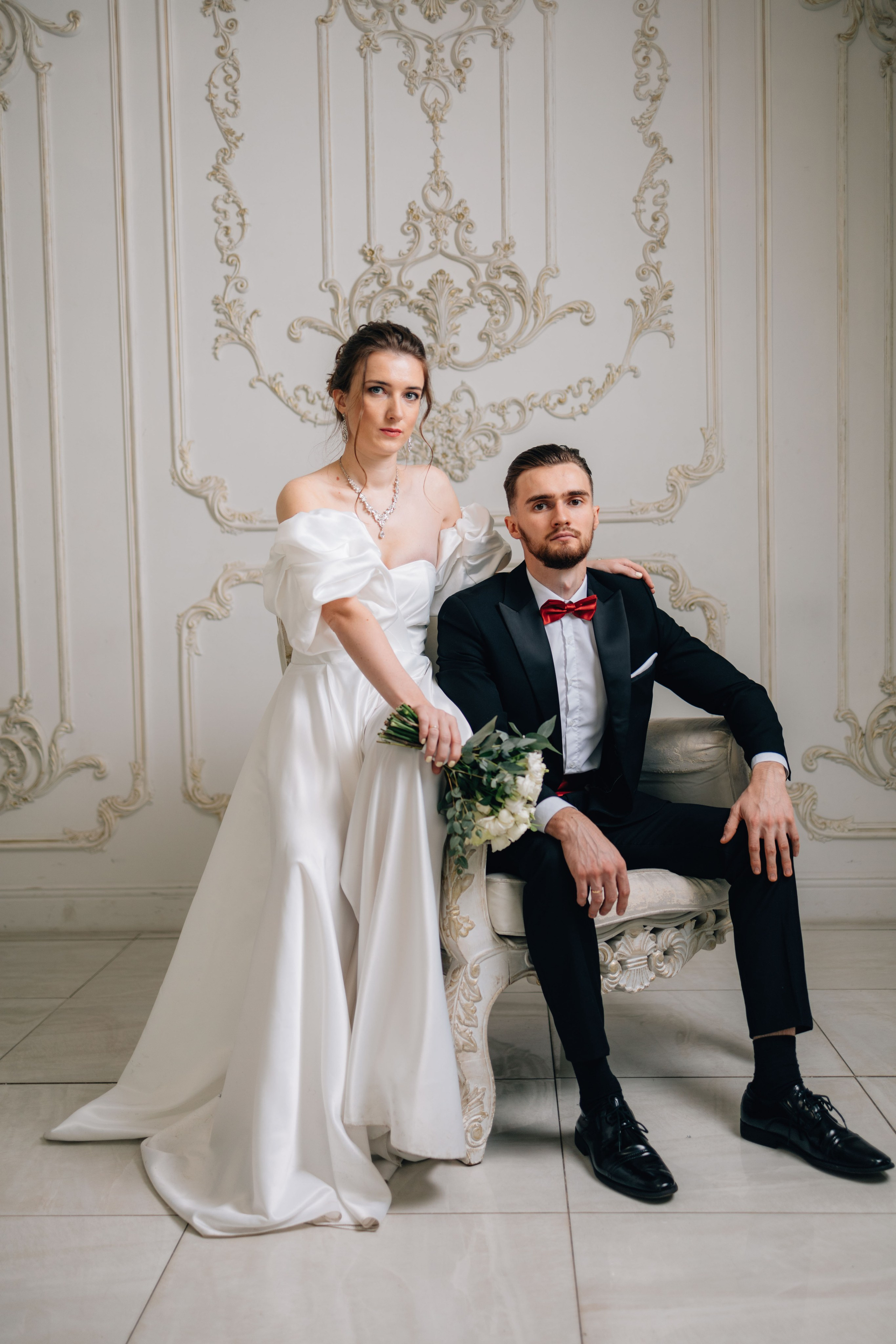 В студии. Свадебный фотограф в Москве Арчылан Николаев