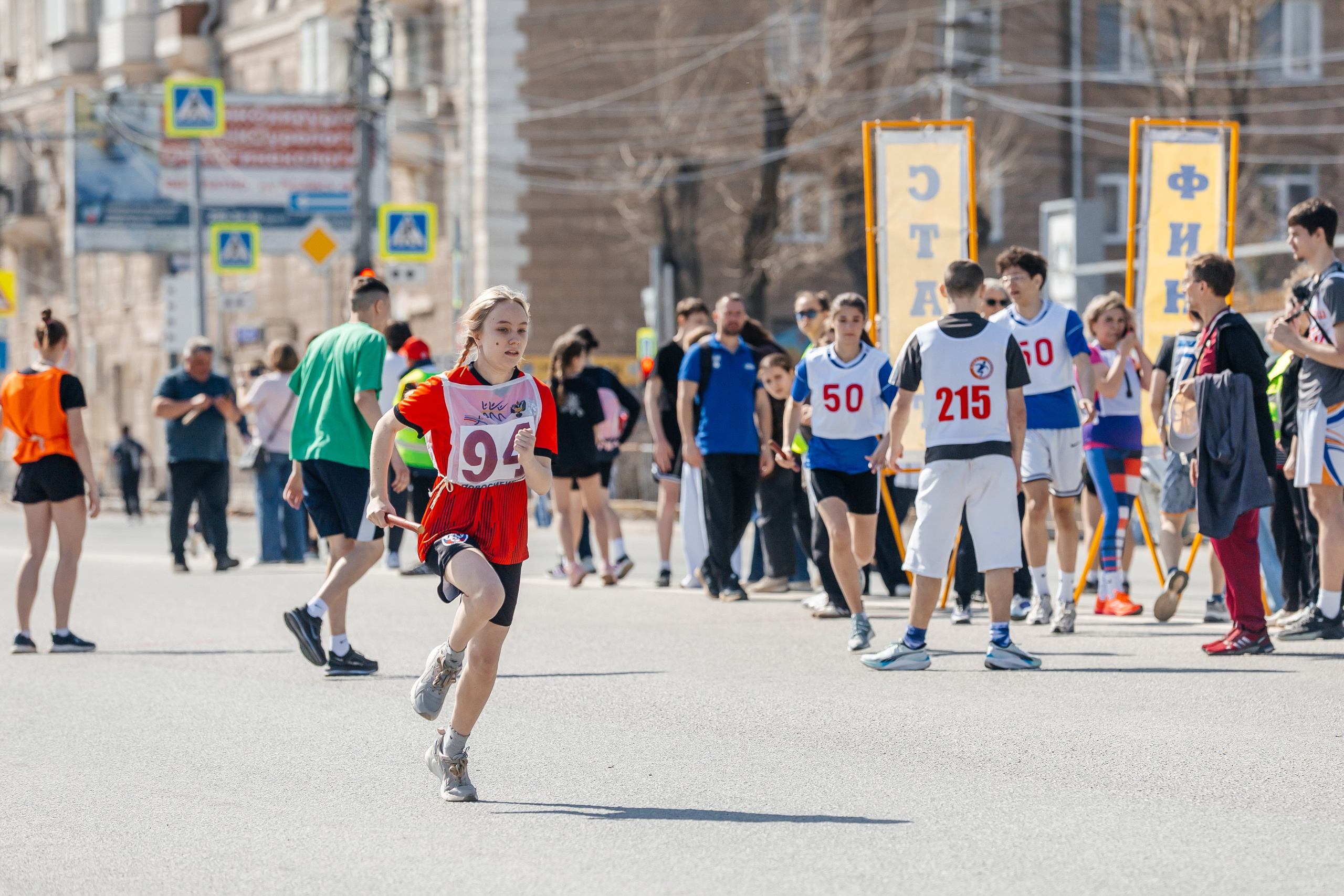 Легкоатлетическая эстафета памяти сибиряков-гвардейцев. Фотограф в Новосибирске Сергей Белов