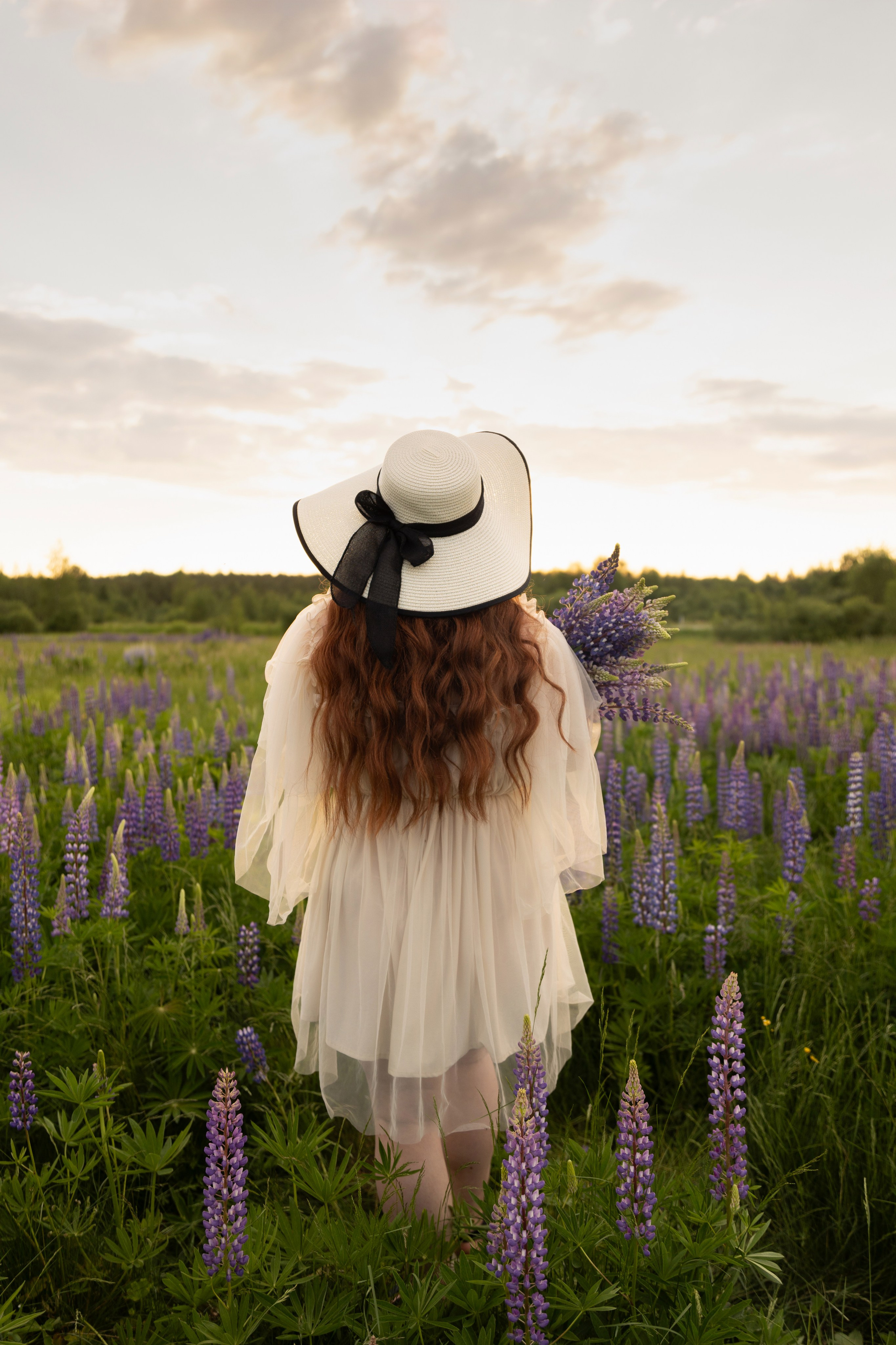 Фотосессия с люпинами. Семейный и свадебный фотограф в Санкт-Петербурге Татьяна Швыкова