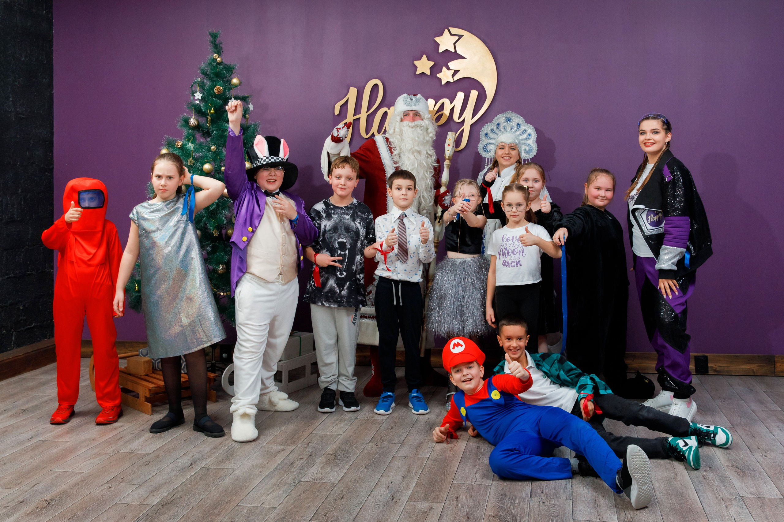 Школа «Кристалл» | Новогодняя программа. Свадебный, семейный и школьный фотограф в Сызрани Максим Баталов