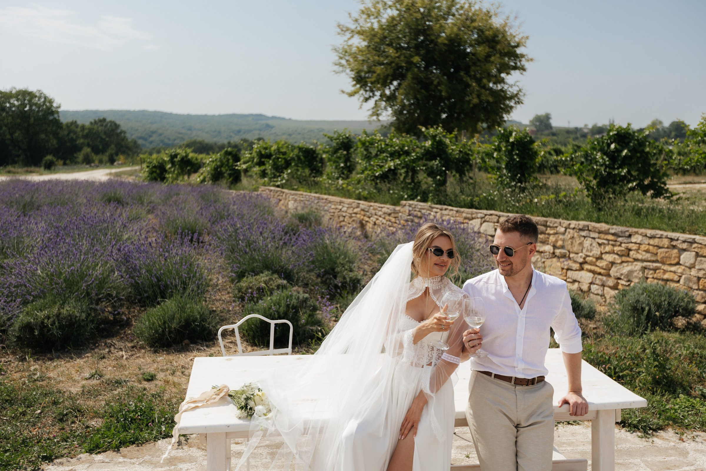 Свадебная фотосессия в Шато Андре