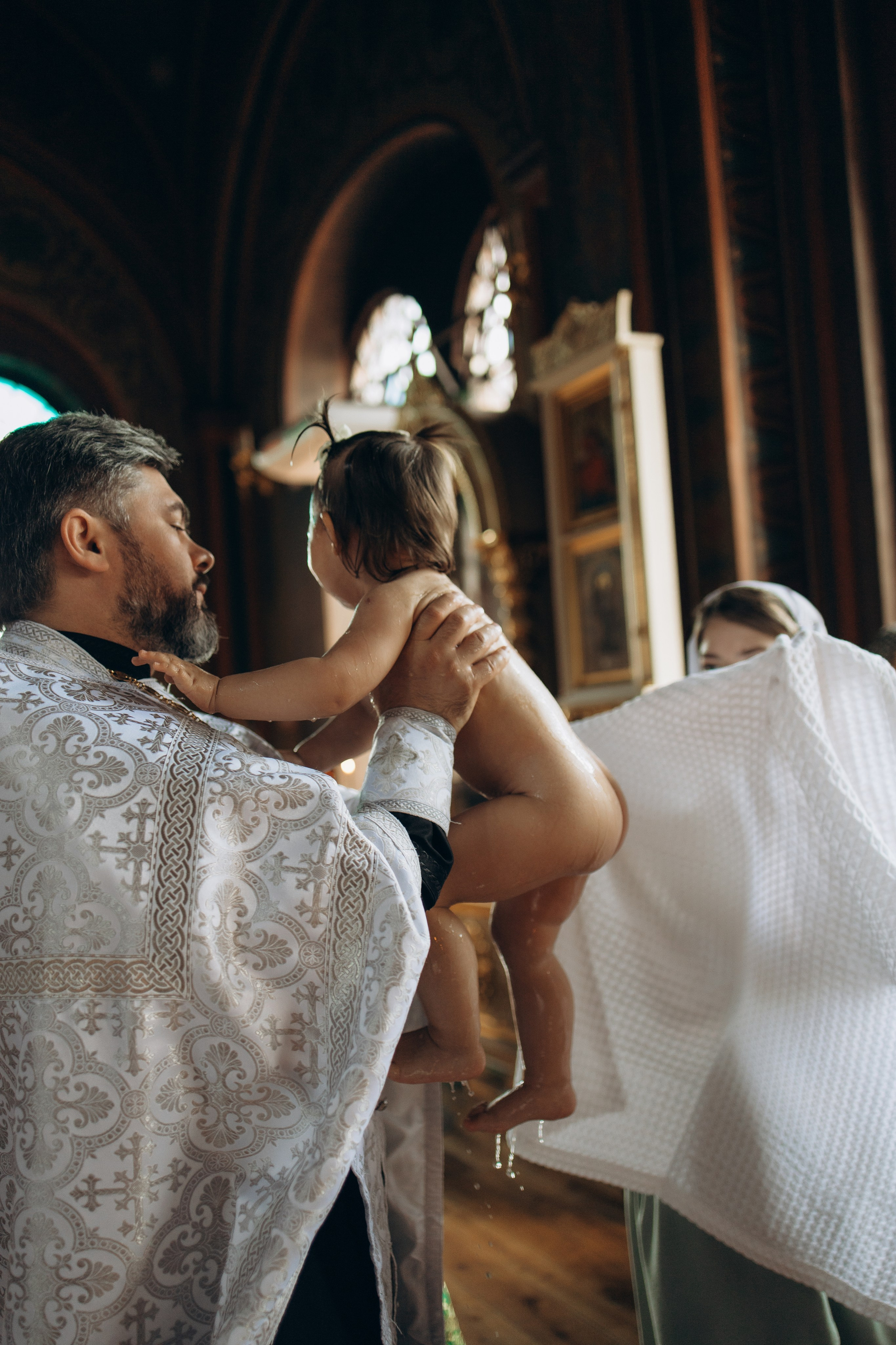 Крещение Стефании. Самый теплый фотограф в Краснодаре Рябоконь Ксения