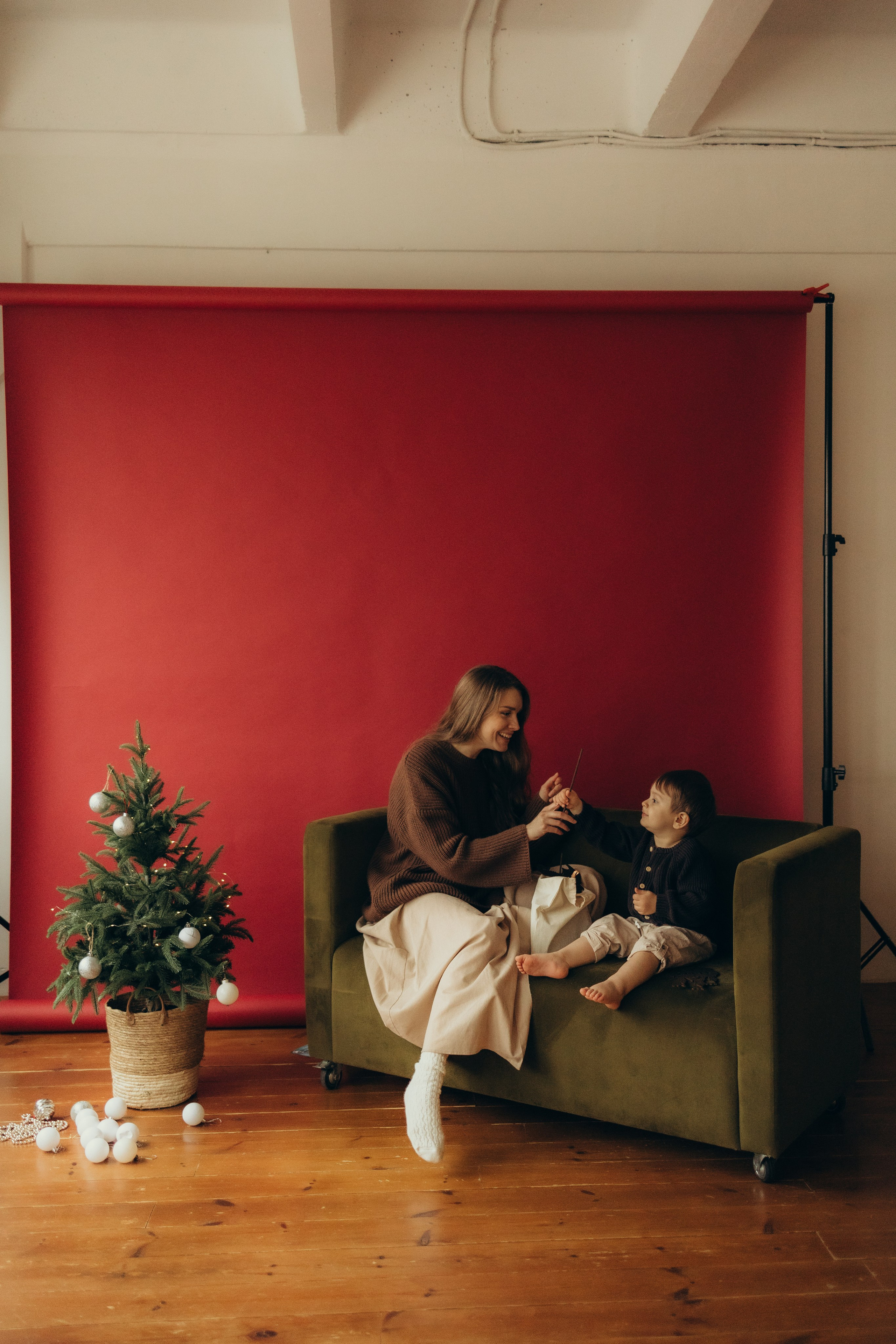 Семейная новогодняя фотосессия. Семейный фотограф в Москве Бунина Маргарита