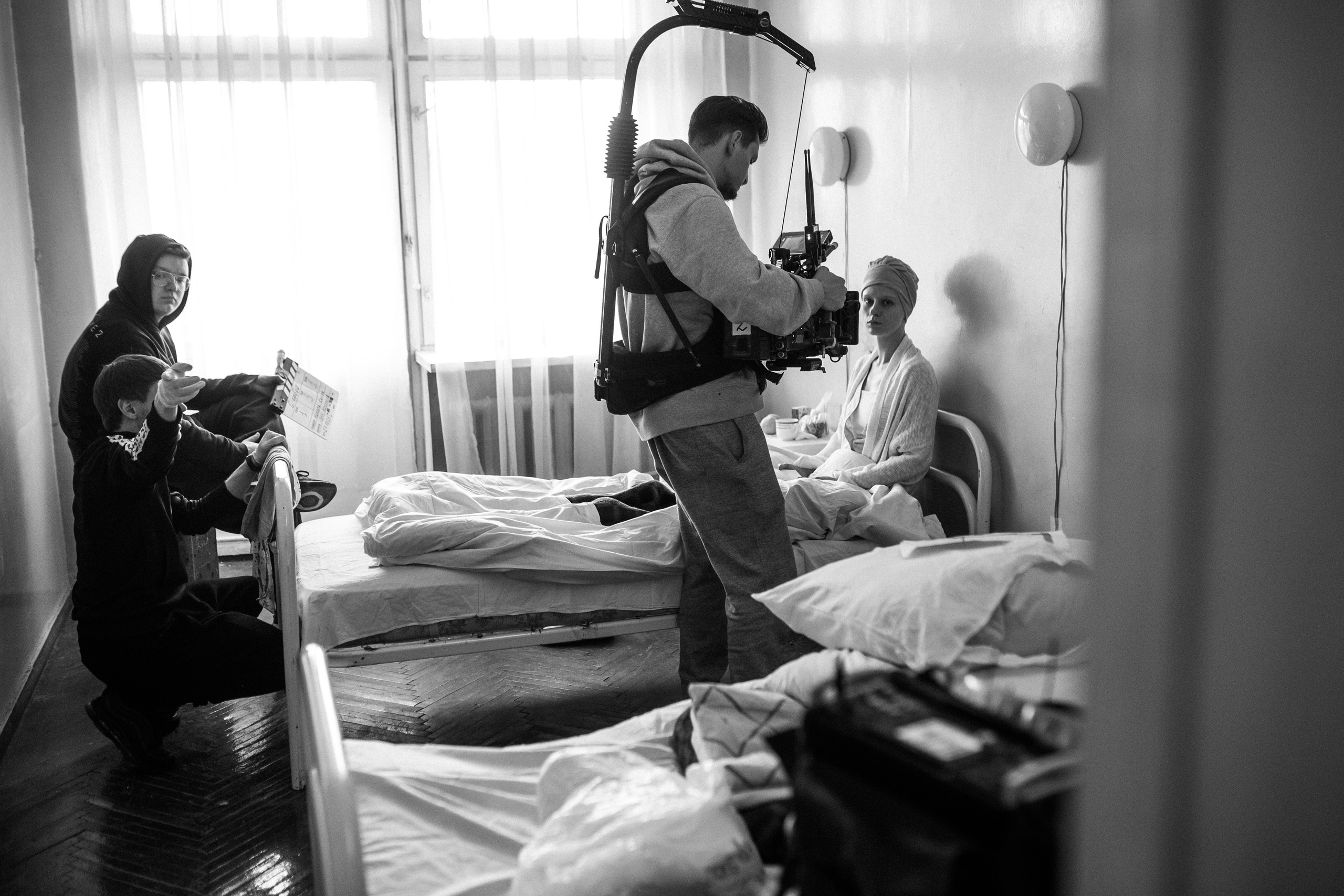 Back stage — съемка фильма. Свадебный фотограф в Москве Арчылан Николаев