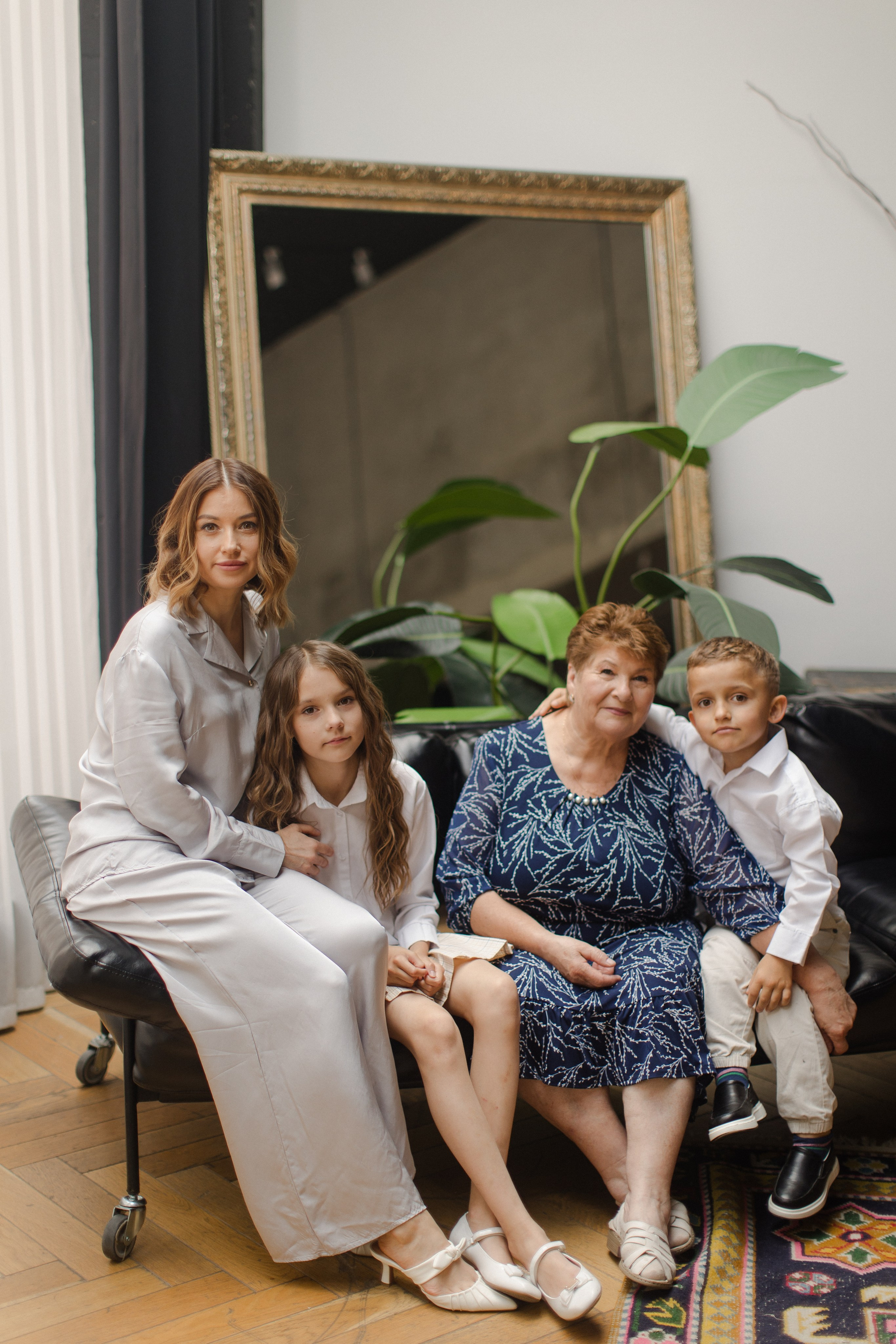 Катя с семьей. Семейный и детский фотограф в Москве Кузьмина Мария