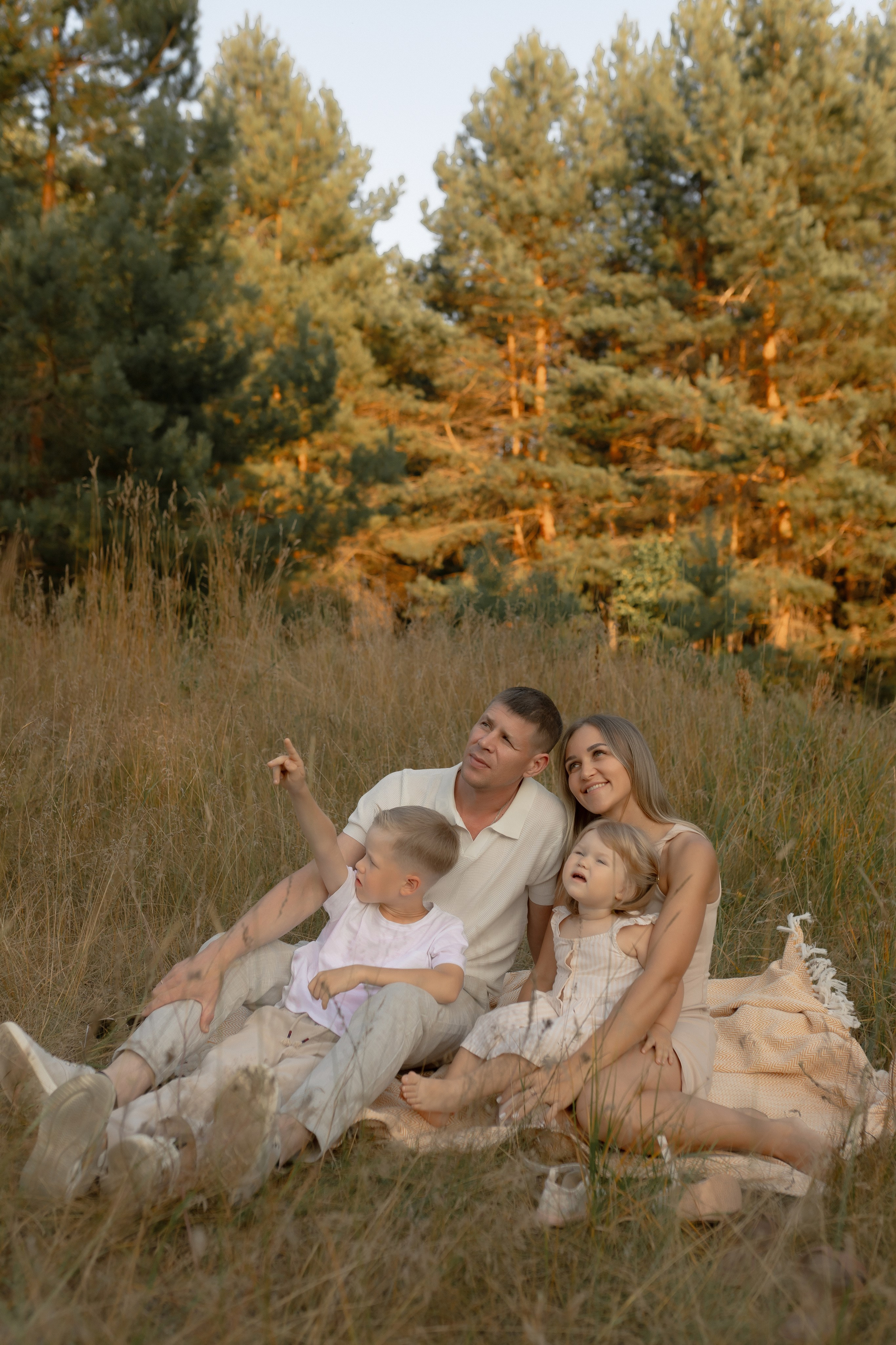 Алексей, Мария, Ваня и Варя. Фотограф Татьяна Семенова