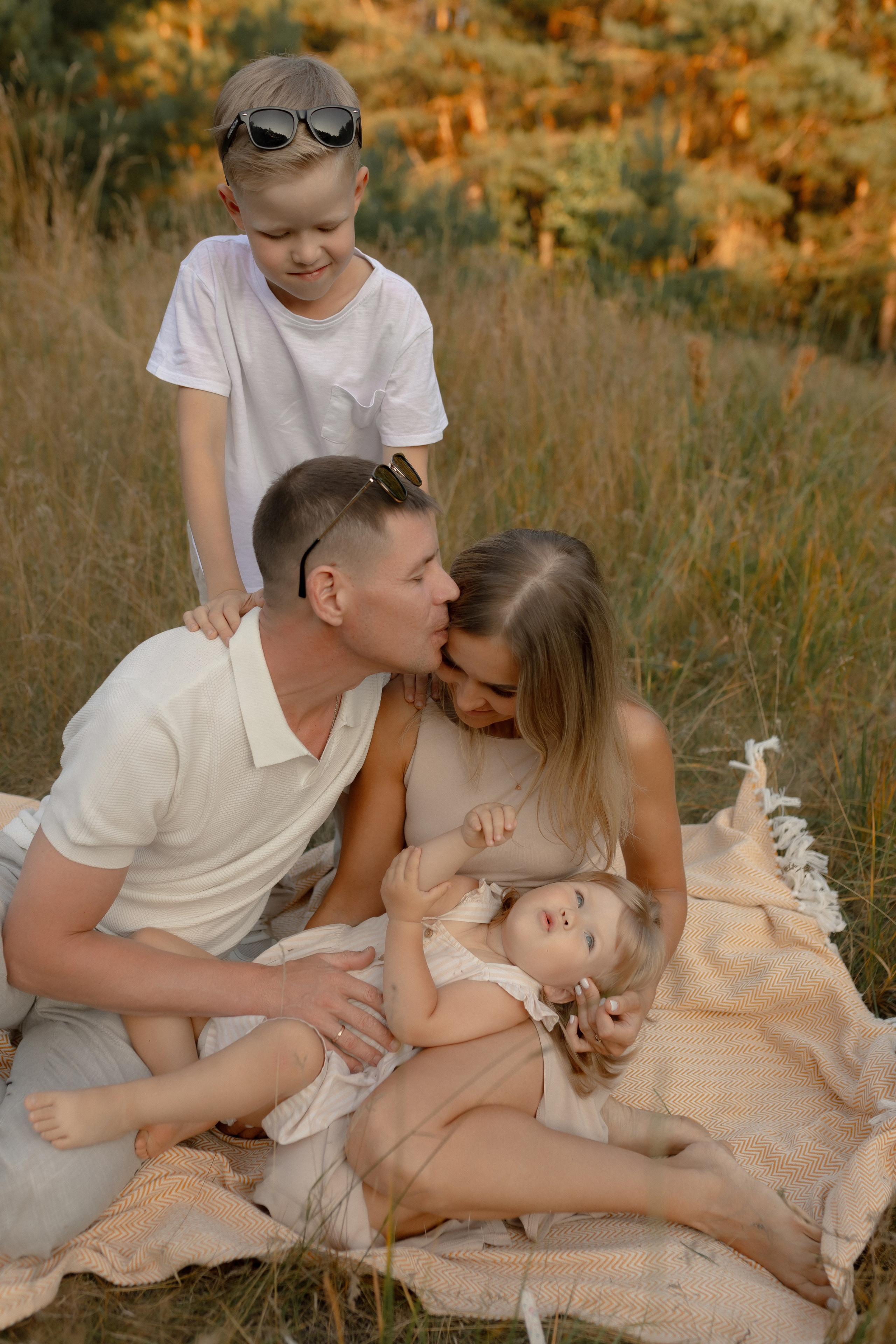 Алексей, Мария, Ваня и Варя. Фотограф Татьяна Семенова