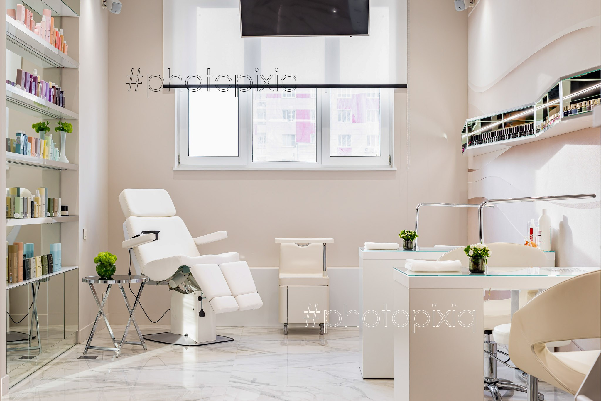 Интерьерная съёмка салона красоты GLOW. Интерьерная съёмка и виртуальные туры — Интерьерный фотограф Кузнецов Сергей (photopixiq)