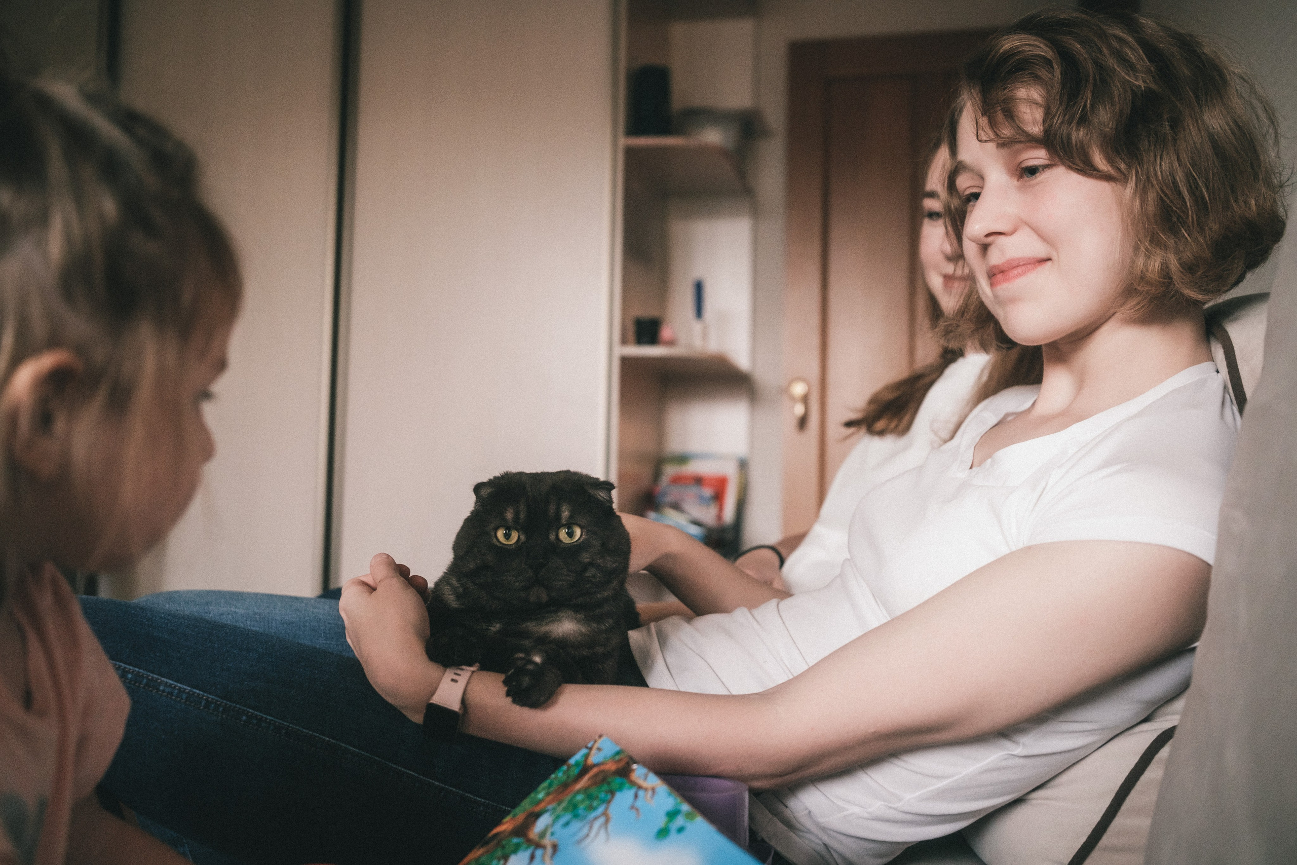 Евгений и Альбина с дочками. Фотограф в Москве Максим Скоробогатов