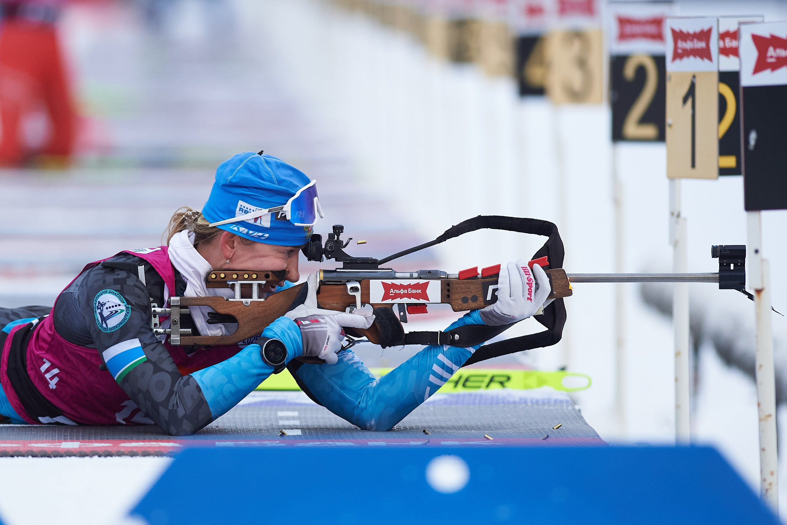 Биатлон. Чемпионат России — 2024/2025, 3-й этап, Ижевск. Ижевская винтовка. Спортивный репортажный фотограф в Ижевске Сергей Мерзляков
