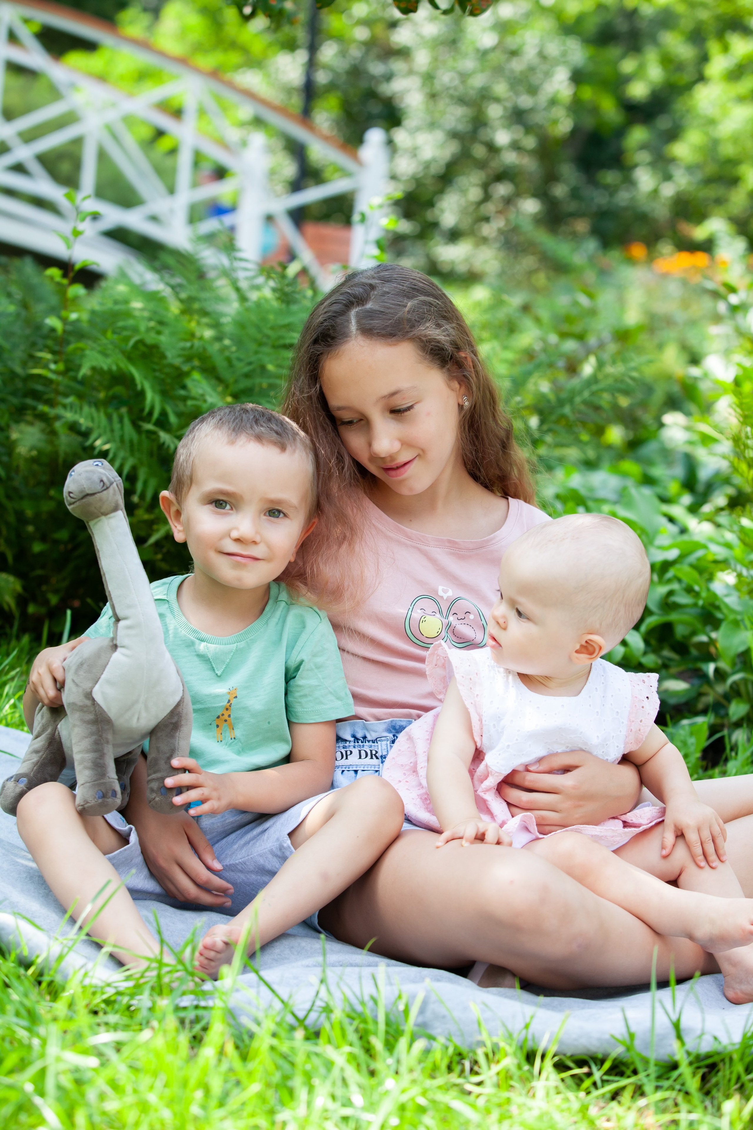 Семейная фотосессия в парке. Фотографы в Москве Светлана Устинова и Сергей Грачев