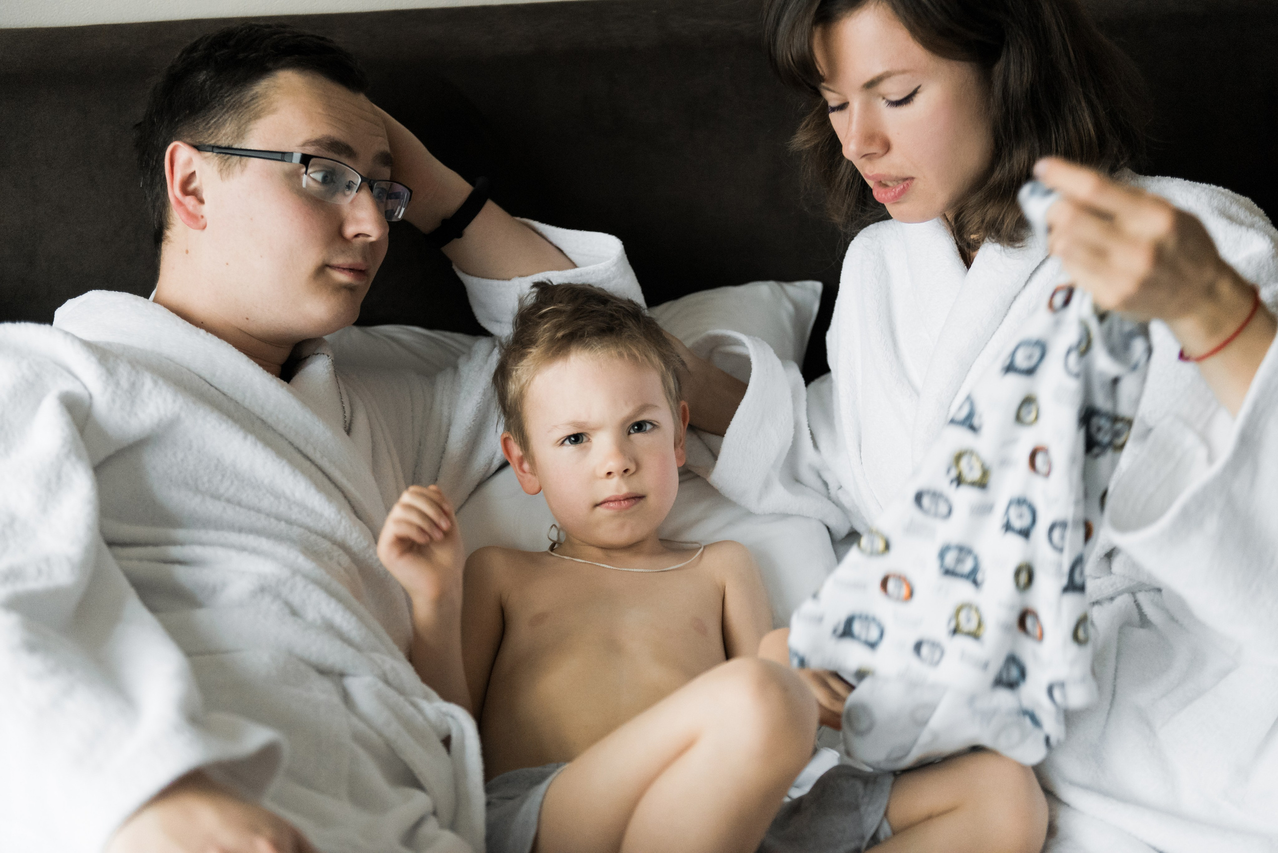 Дима, Лена и малыш. Фотограф Егоров Констанин