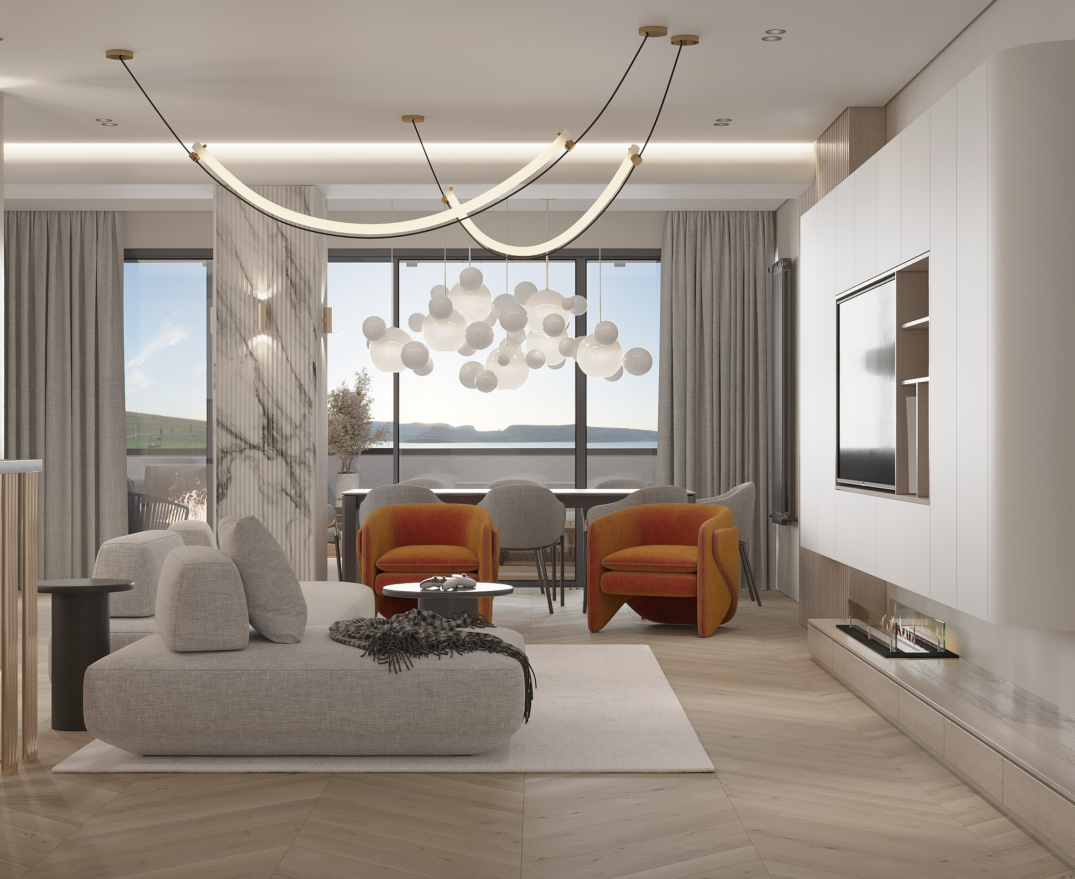ЖК «Lotus Terrace», 180 м². Room Design Studio
