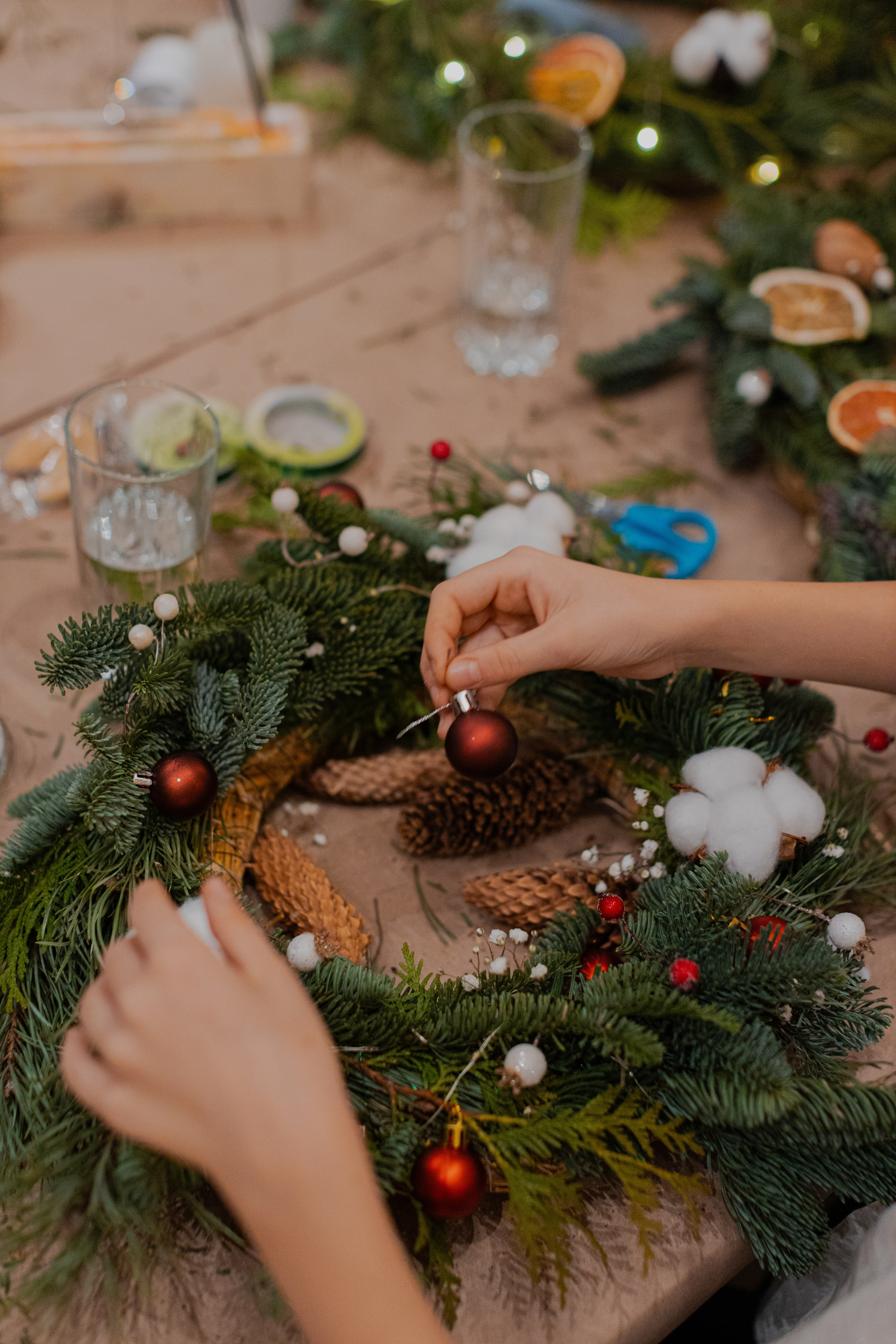 Мк Новогодний Венок. Анастасия Ракчеева Художник