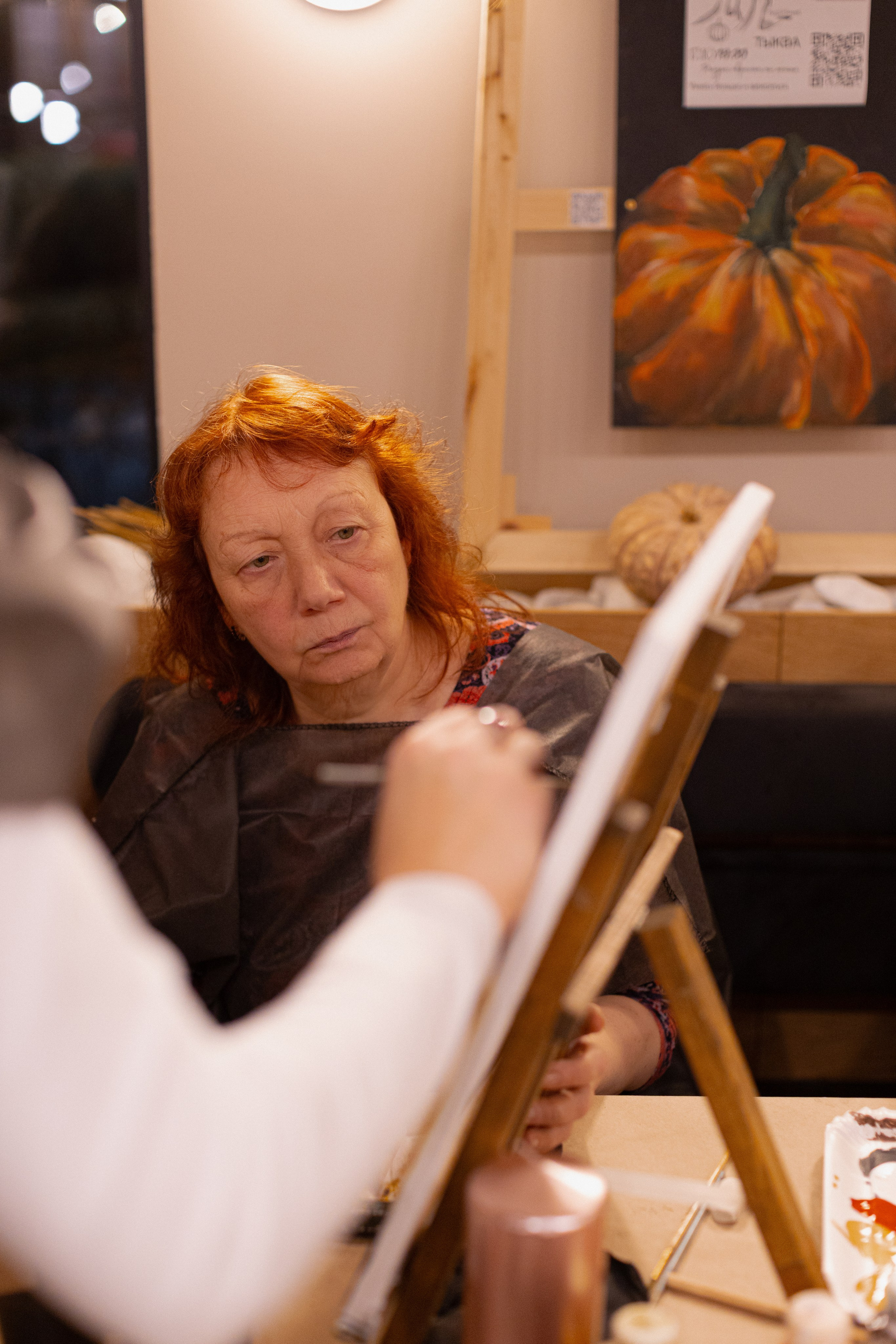 МК Тыква в кафе Здрасте. Анастасия Ракчеева Художник