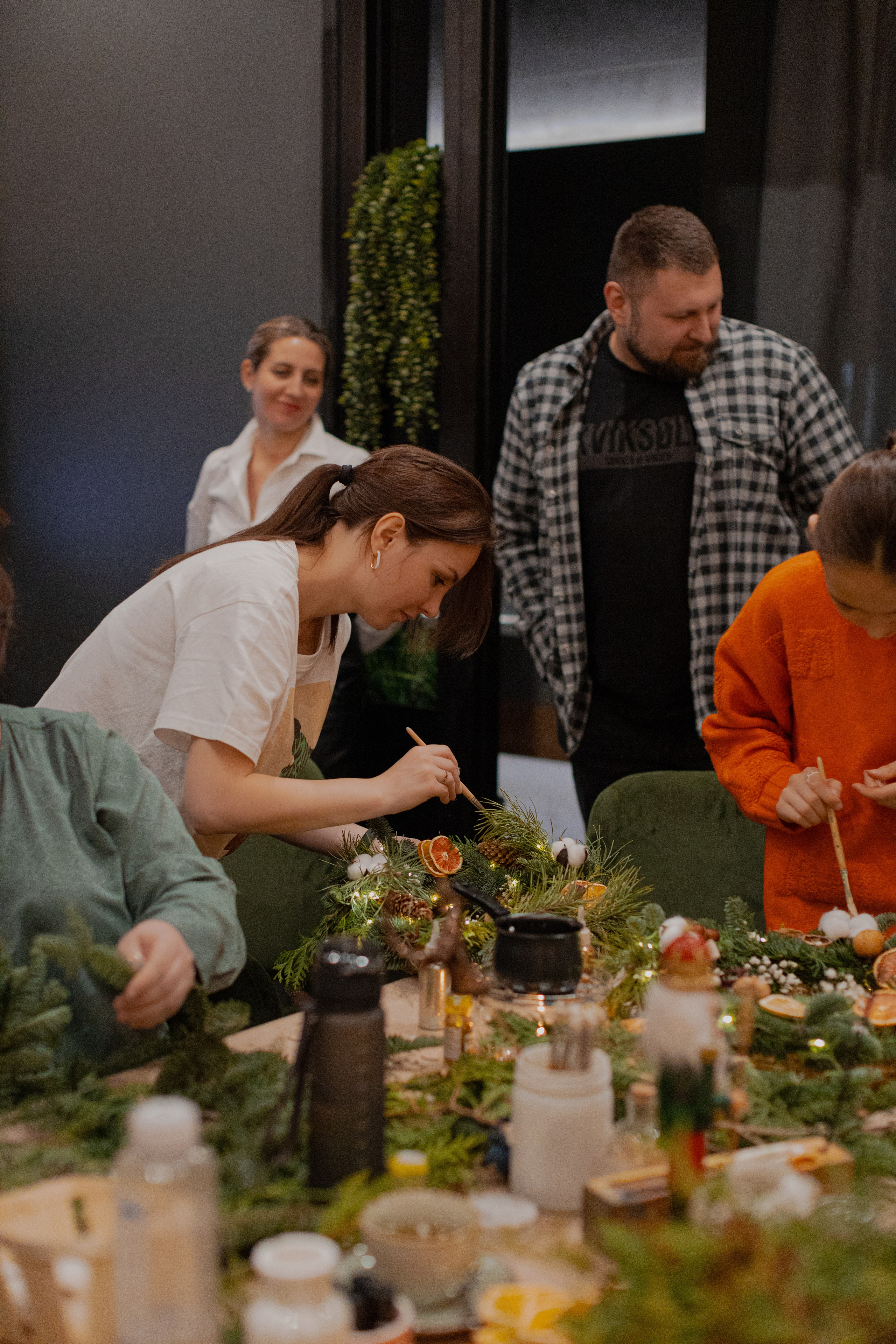 Мк Новогодний Венок. Анастасия Ракчеева Художник