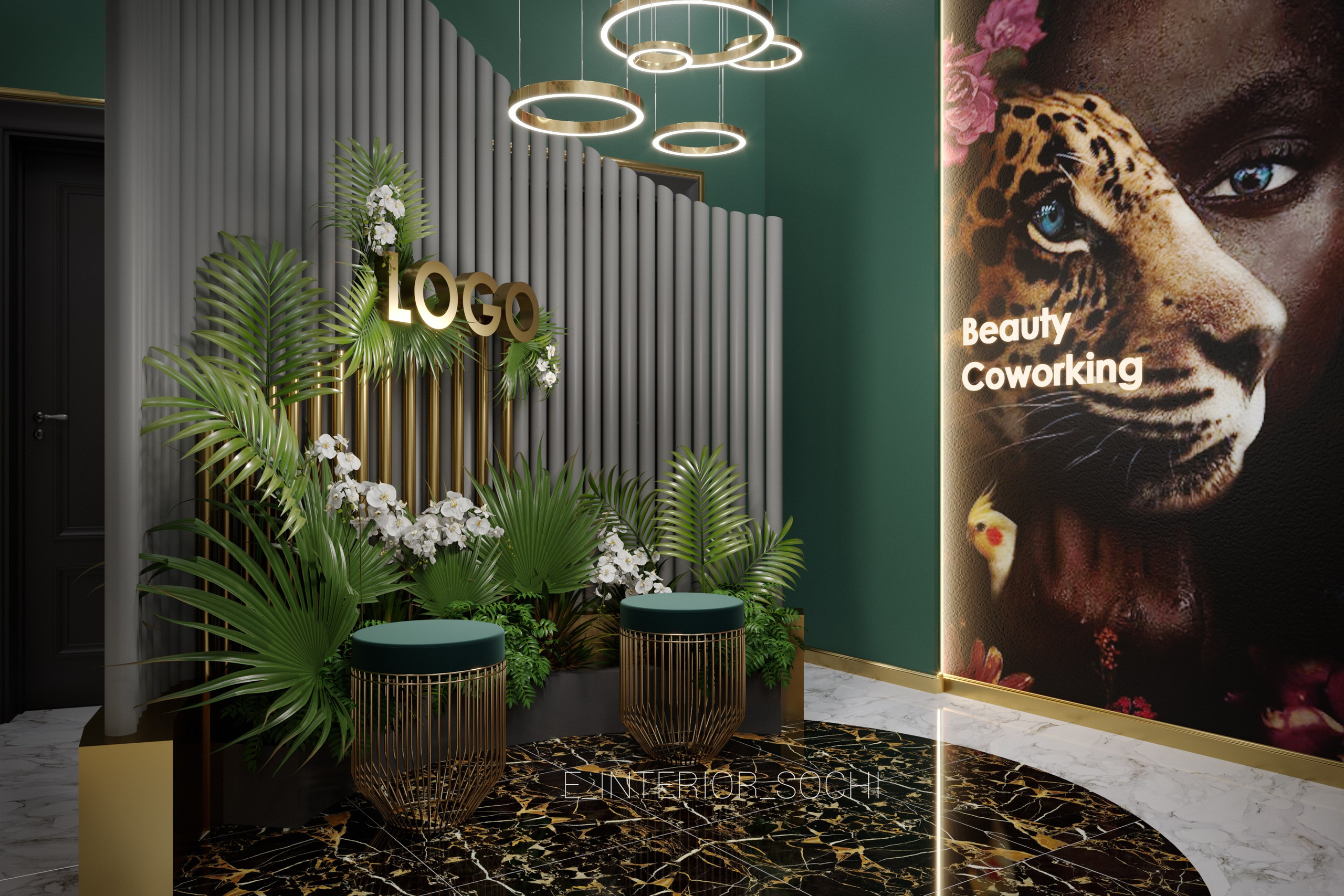 BEAUTY_KOVORK_AMAZON. Дизайн интерьера Евгения Тисленко