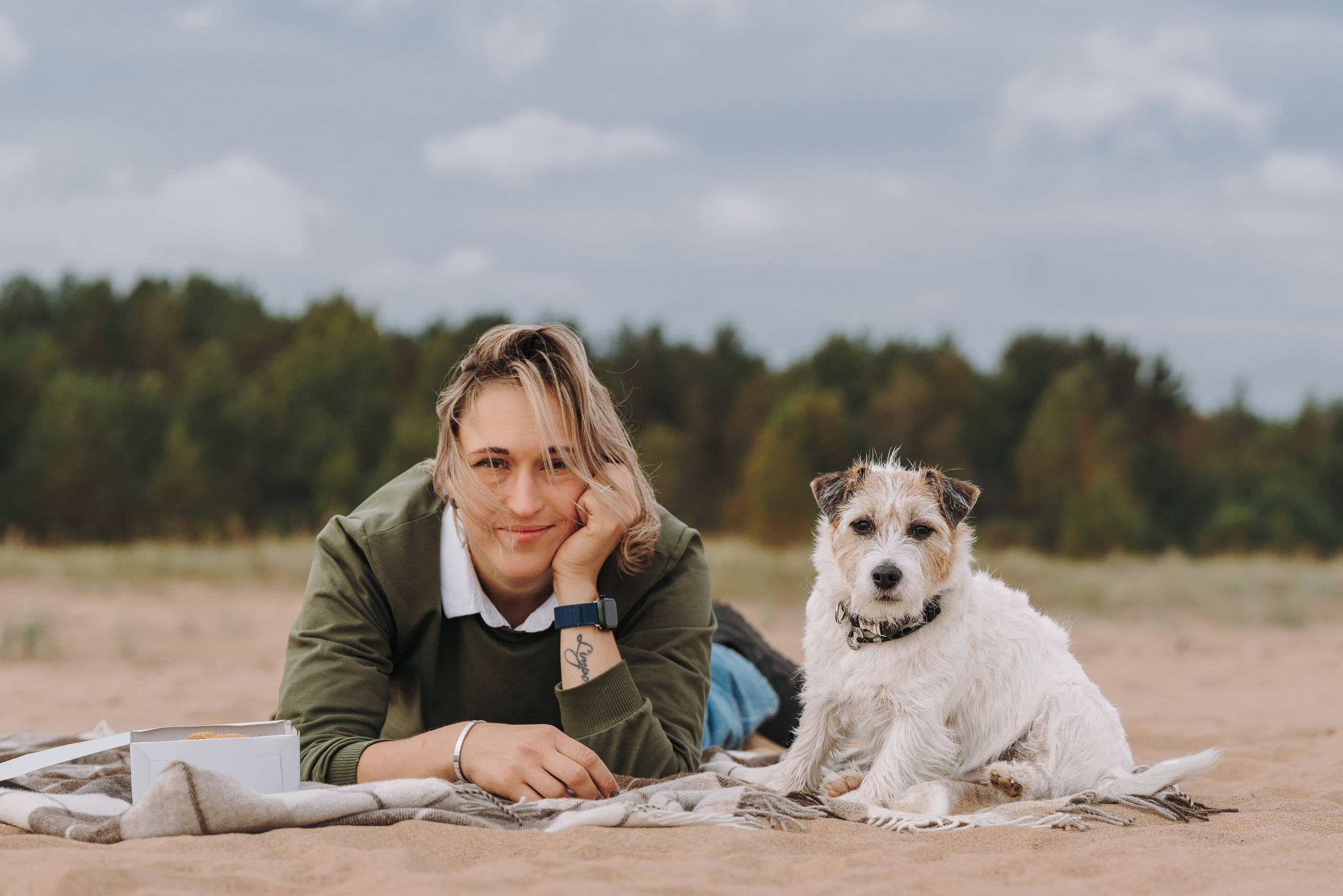 Оля, Ларс и Лукас. Фотограф анималист в Спб недорого Олеся Майорова
