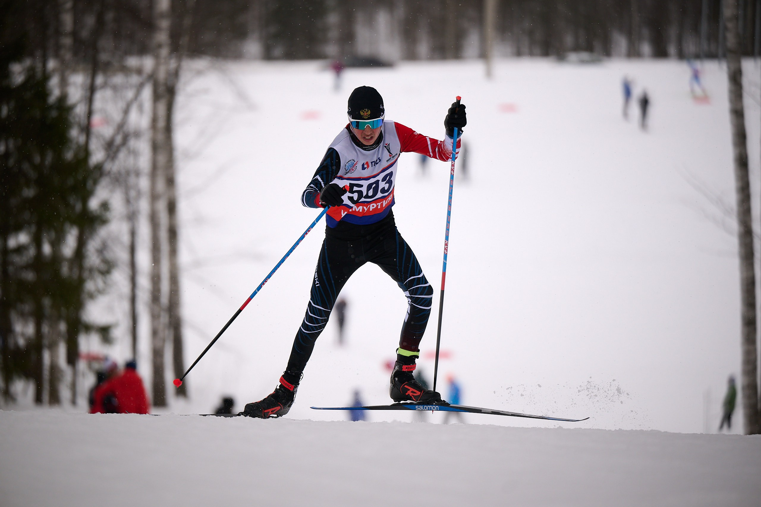 Всероссийские соревнования по лыжным гонкам «Пионерская правда». Ижевс. Спортивный репортажный фотограф в Ижевске Сергей Мерзляков