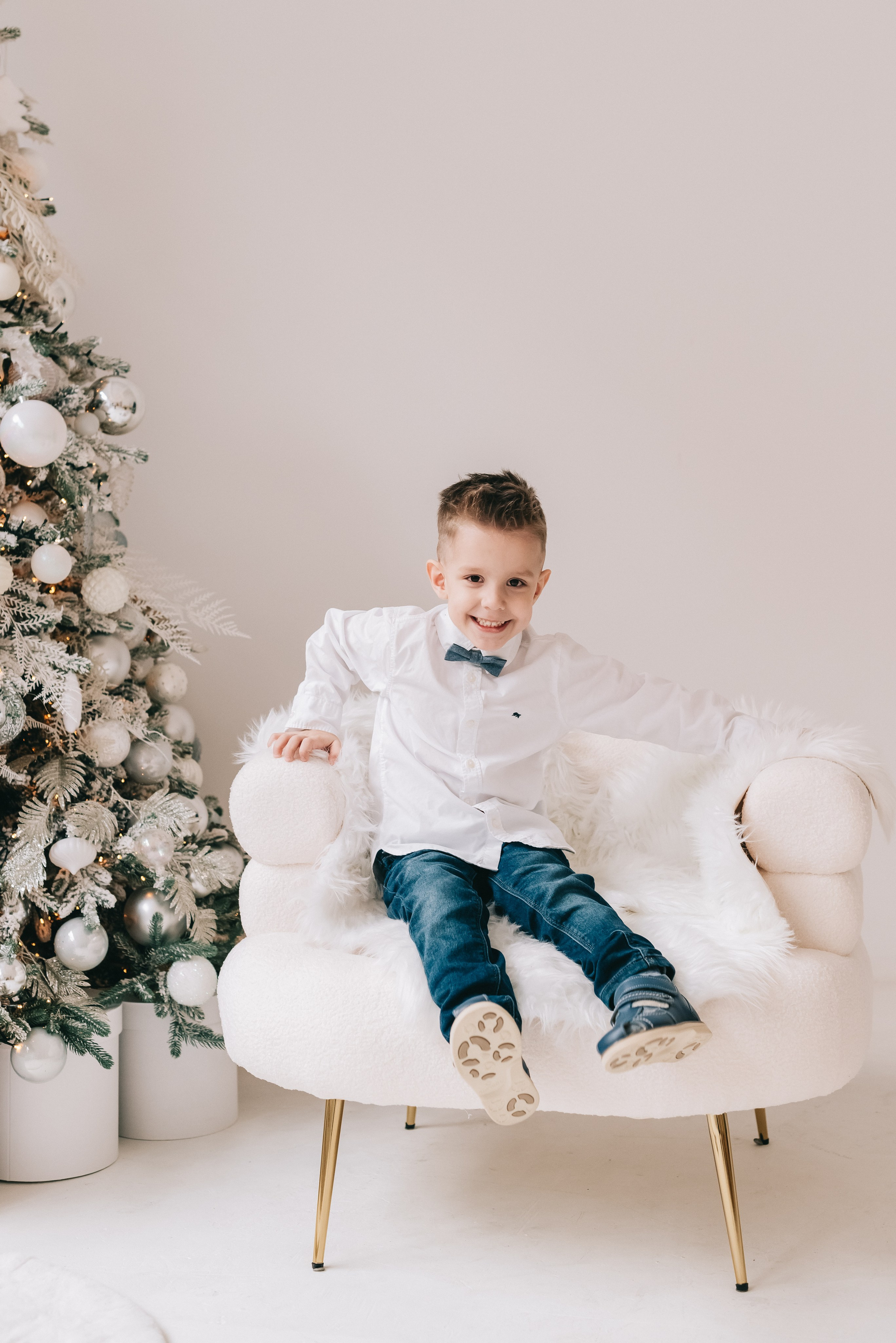 Новогодняя семейная фотосессия Кемерово