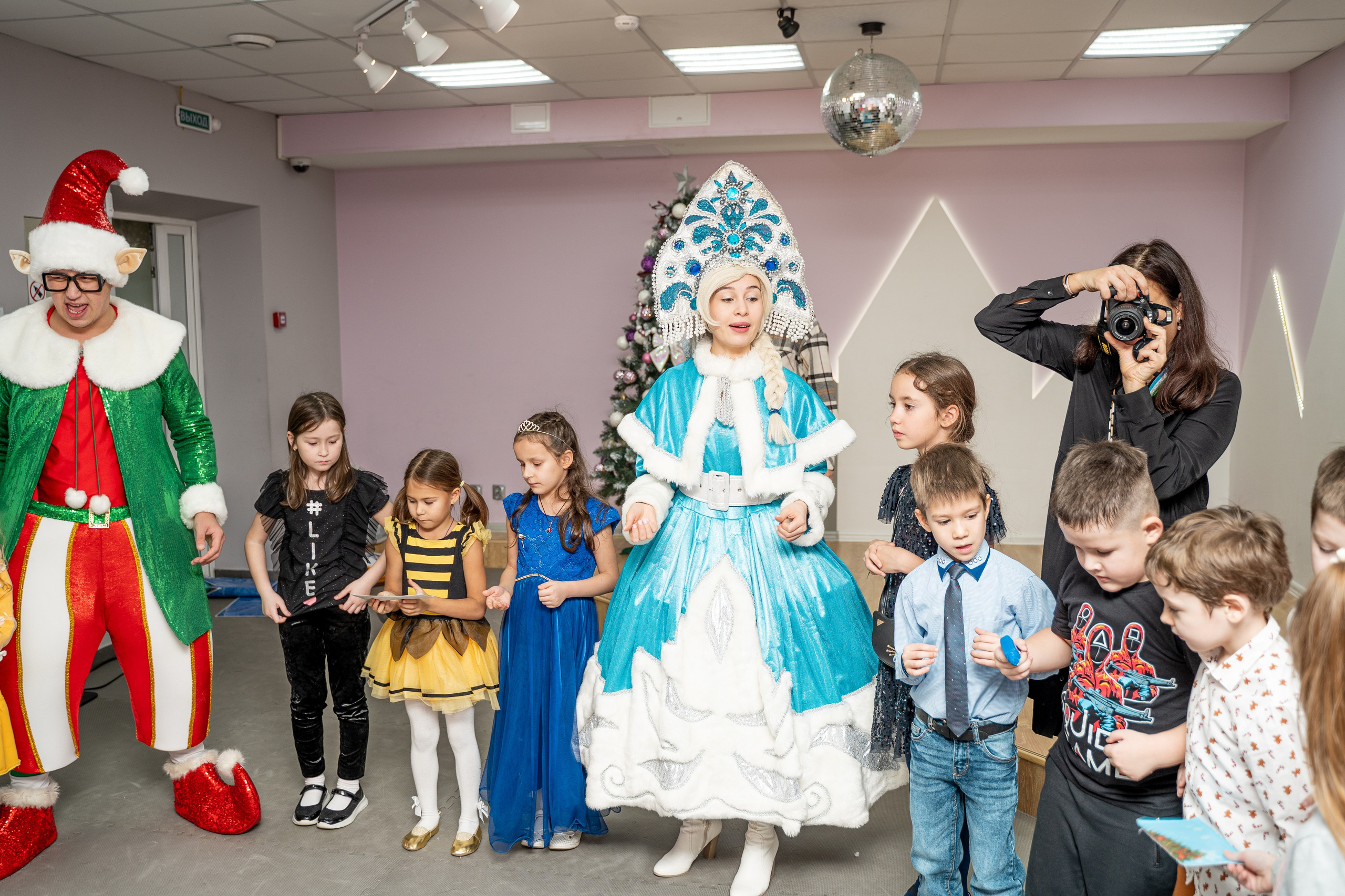 1 гимназия Новогодний утренник. Свадебный и репортажный фотограф в Уфе| Осетрова Ольга