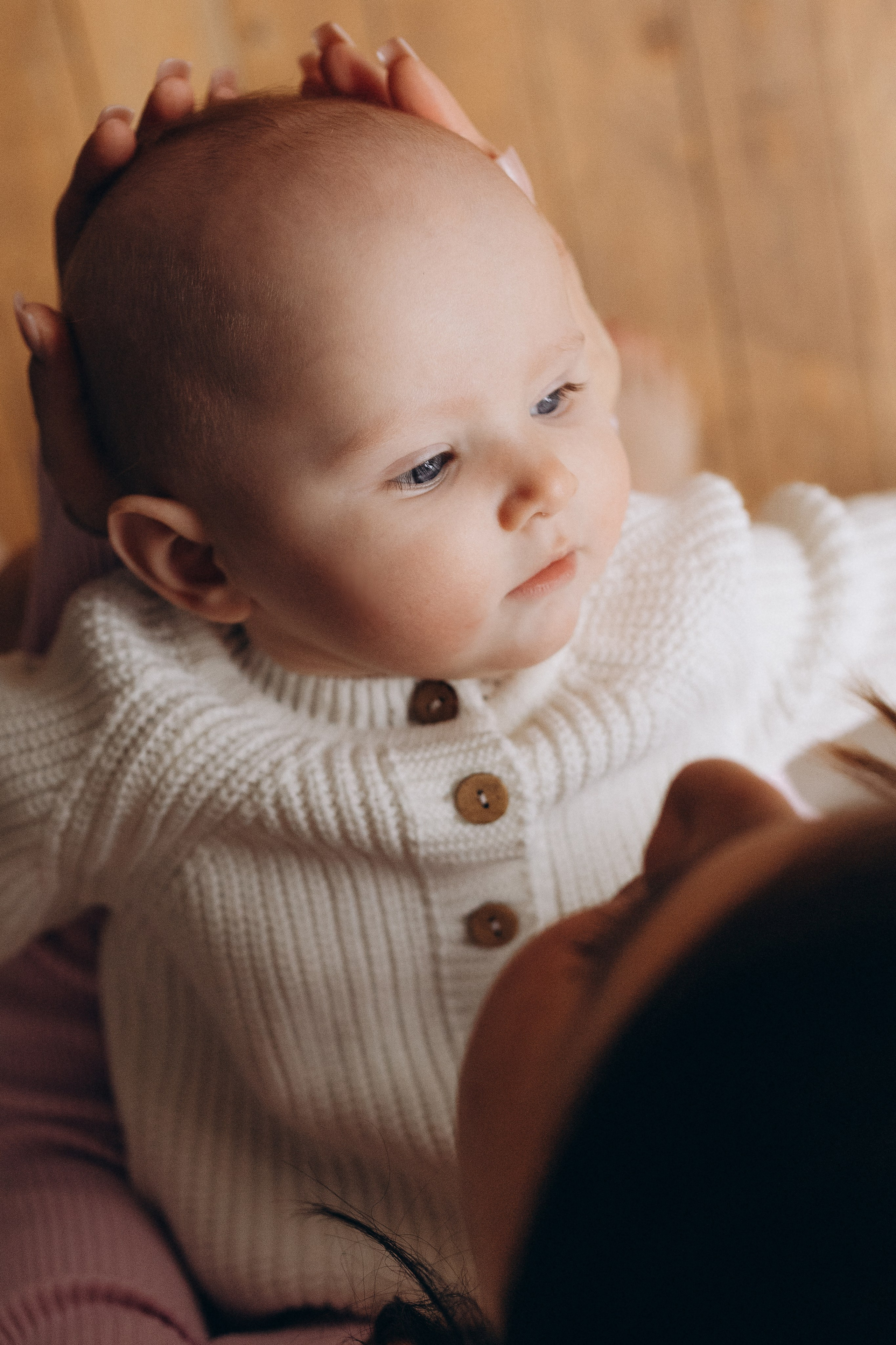 Новогодняя фотосессия с малышкой в студии. Семейный фотограф в Самаре Елена Ефимова
