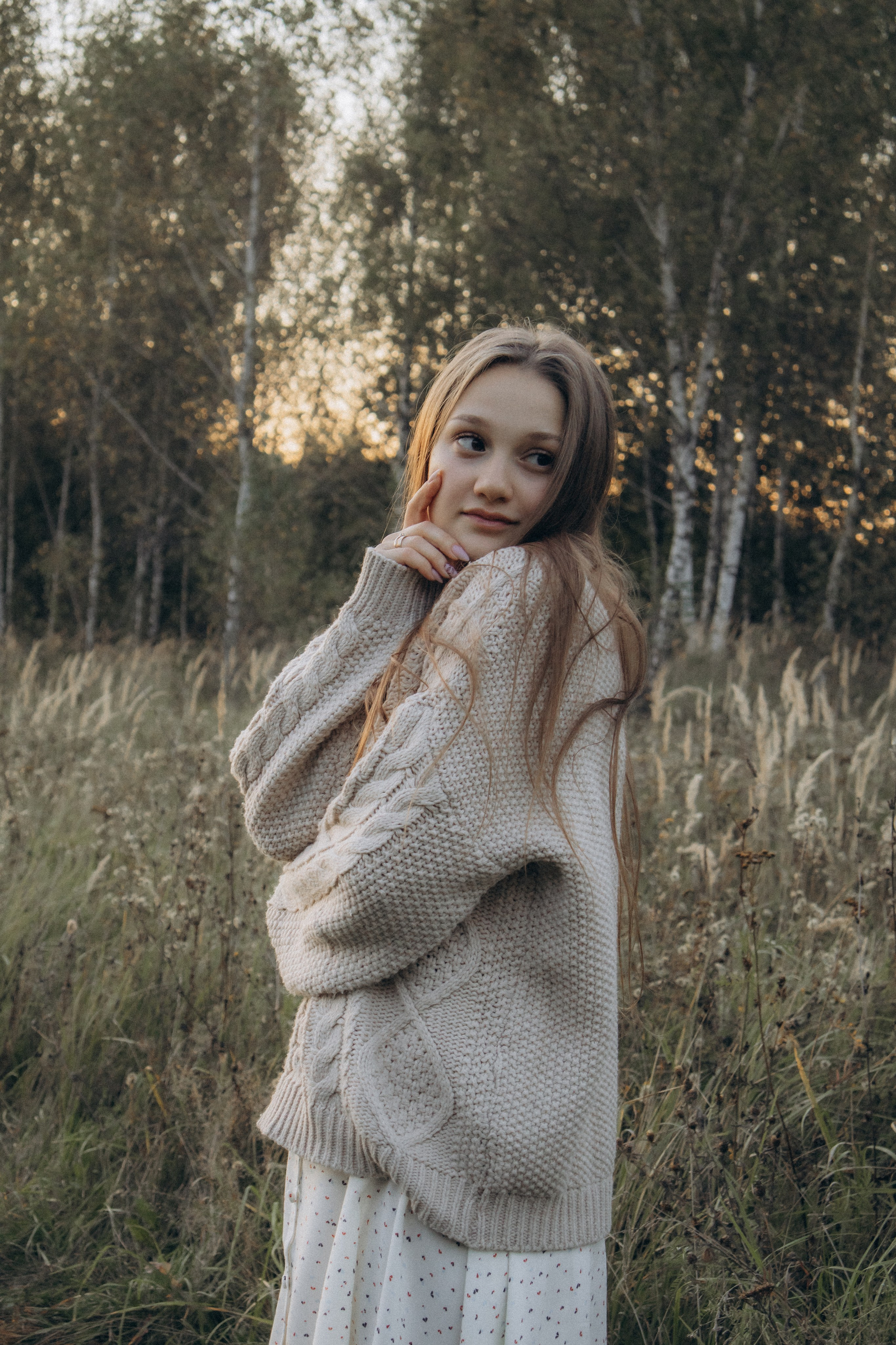 Юля. Осенняя фотосессия в поле. Юлия Левада Семейный и женский фотограф