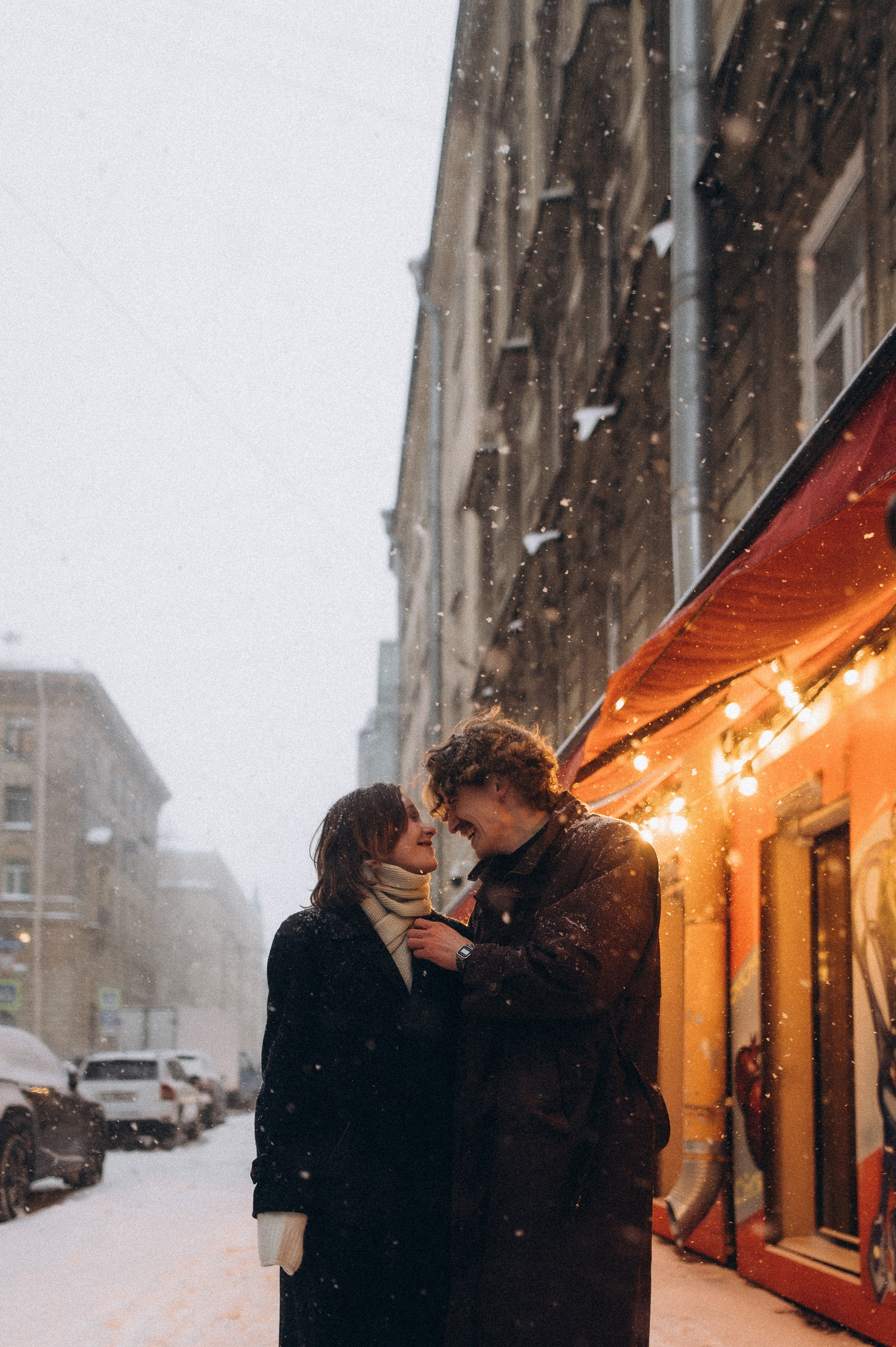 Снежная лав стори. Фотограф ПИТЕР СПБ Надежда Баранова