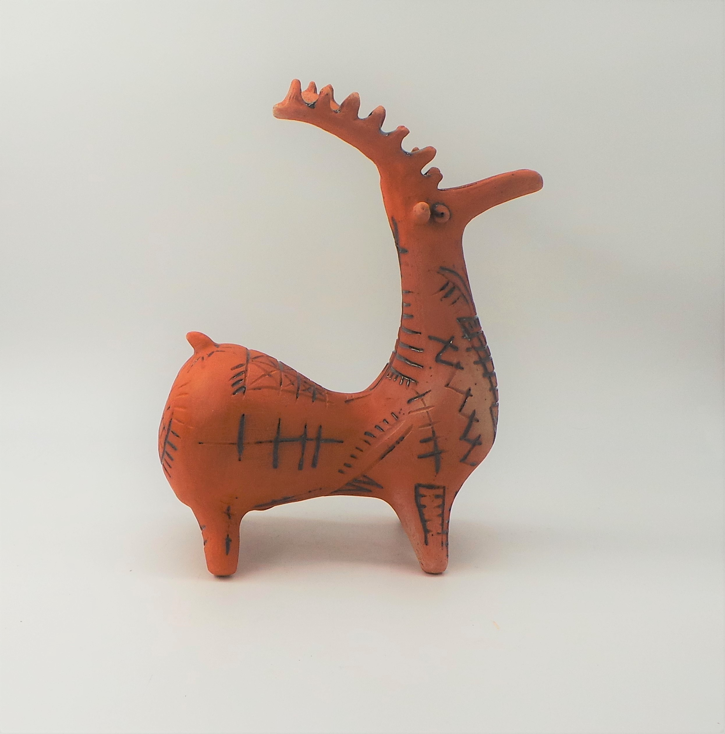 Олень из музея. Керамика с историей. Елена Рогалёва