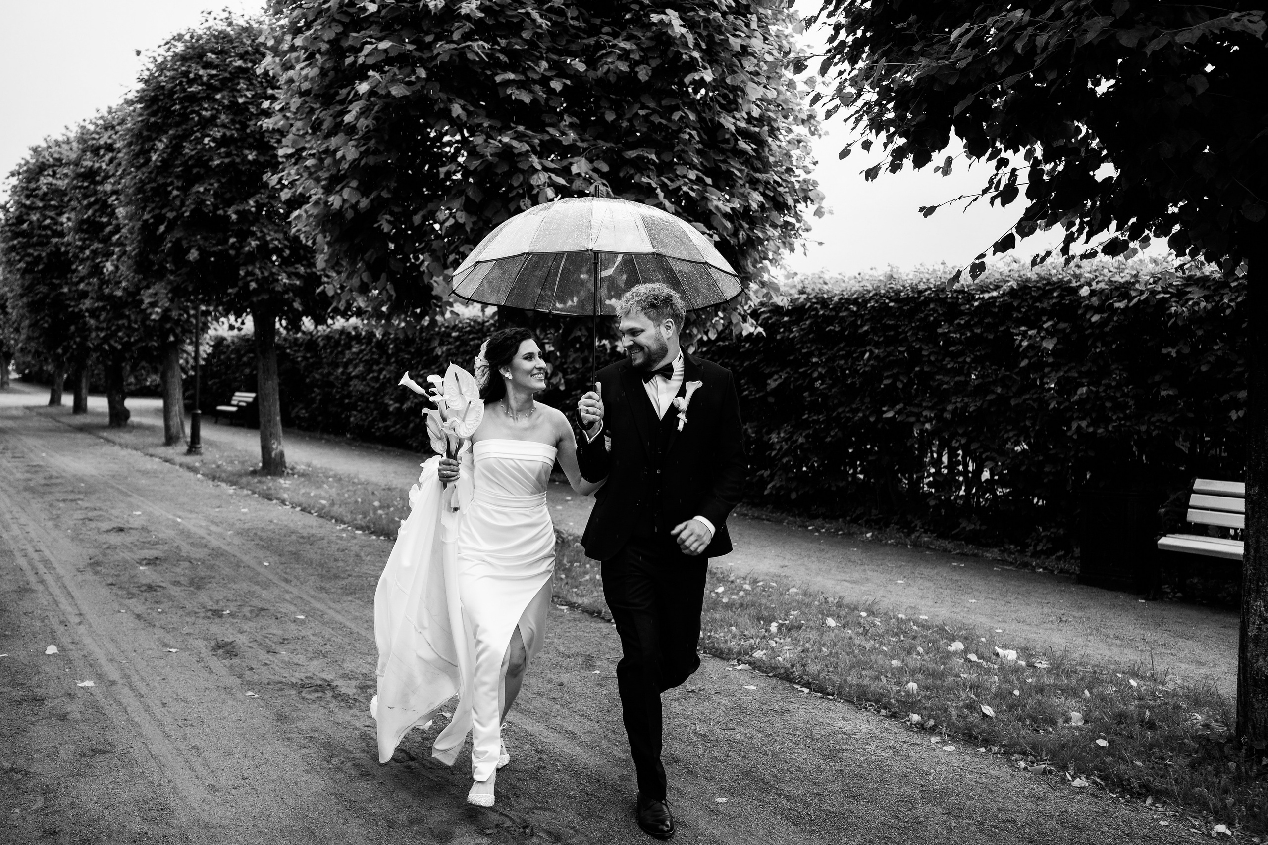 А что если дождь?. Свадебный фотограф Москва и МО