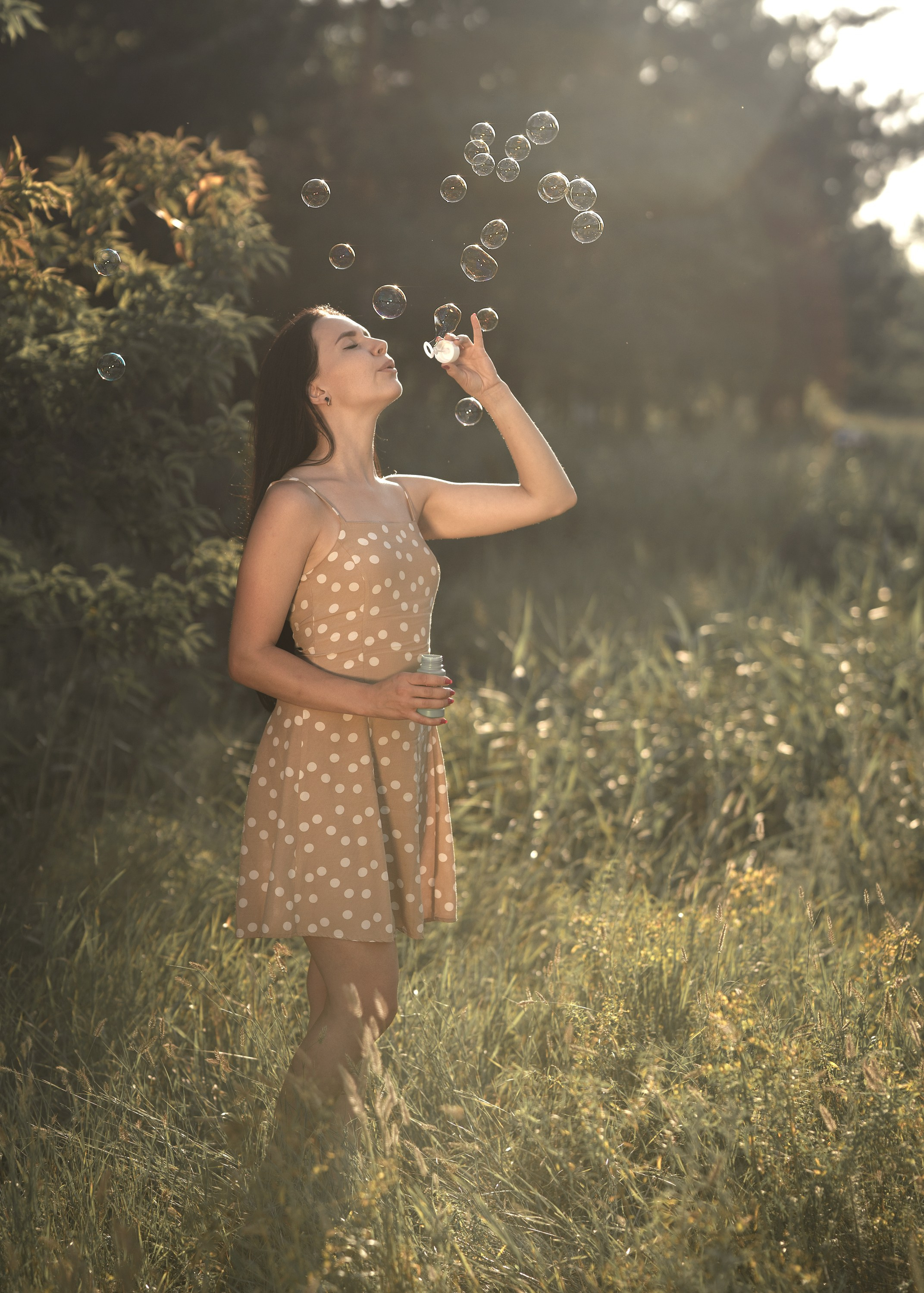 Genre portrait. Main