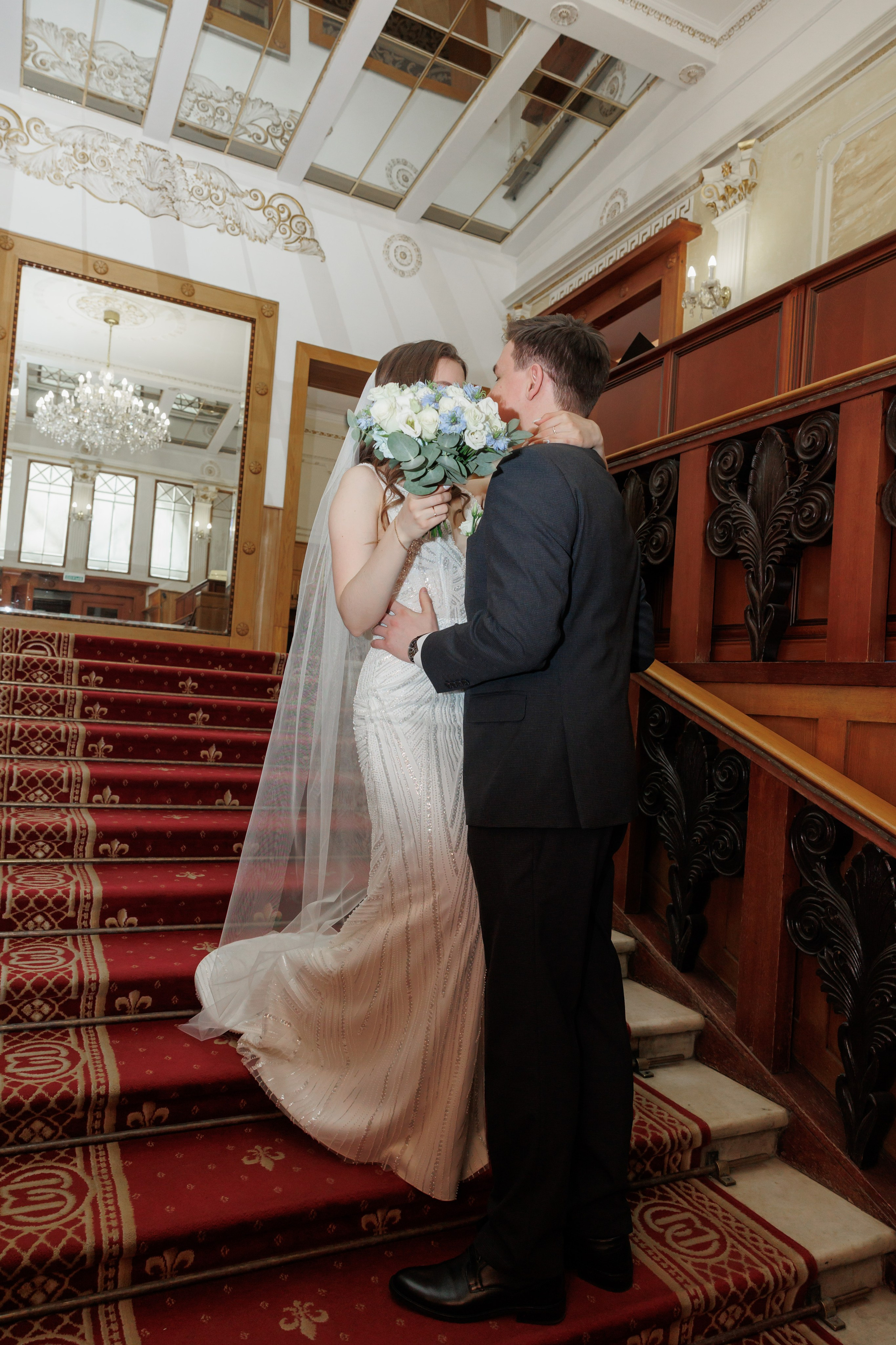 Даша и Дима, Грибоедовский ЗАГС. Свадебный и репортажный фотограф (Москва, Королев и другие)